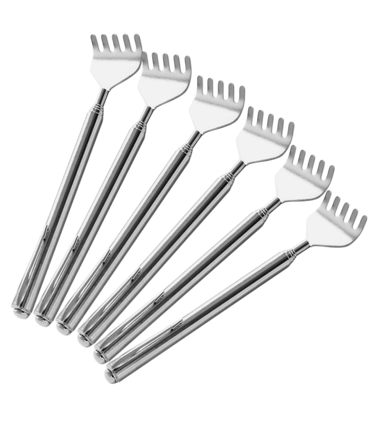 Magiclulu Telescopic Back Scratcher | 6-Stage Adjustable Stainless Steel Tool for Neck & Body Massage - Buy Online on GoSupps.com