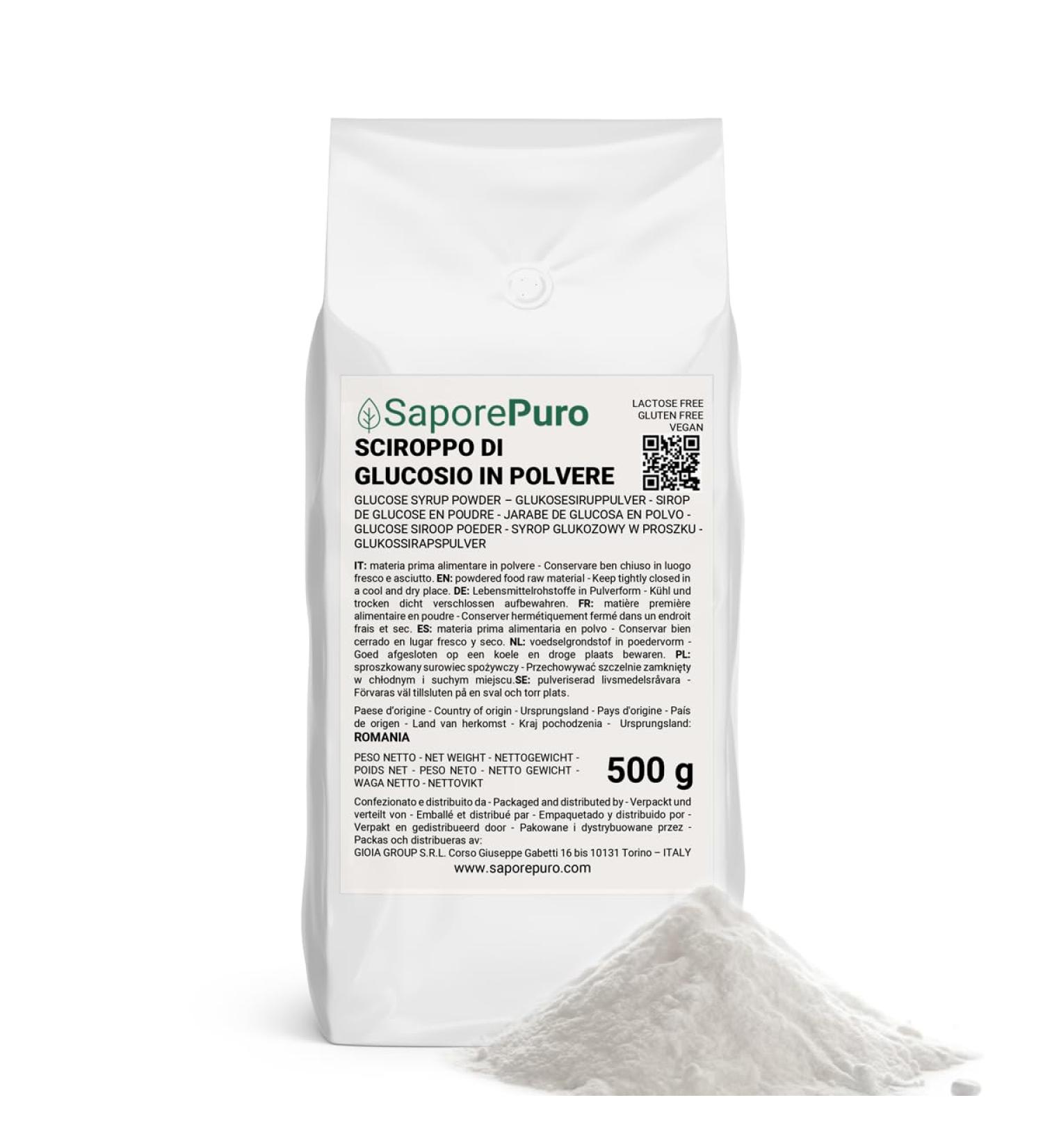 Saporepuro glucose syrup powder 500 gr - dry glucose