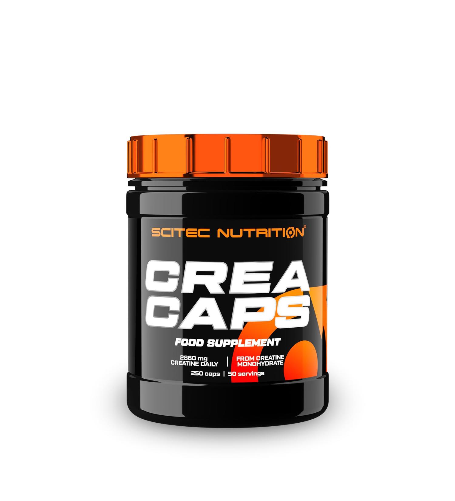 Scitec Nutrition Crea Caps - Premium Creatine Monohydrate Capsules (250) | Nitrogen-Rich Organic Creatine for Enhanced Performance - Buy Online on GoSupps.com