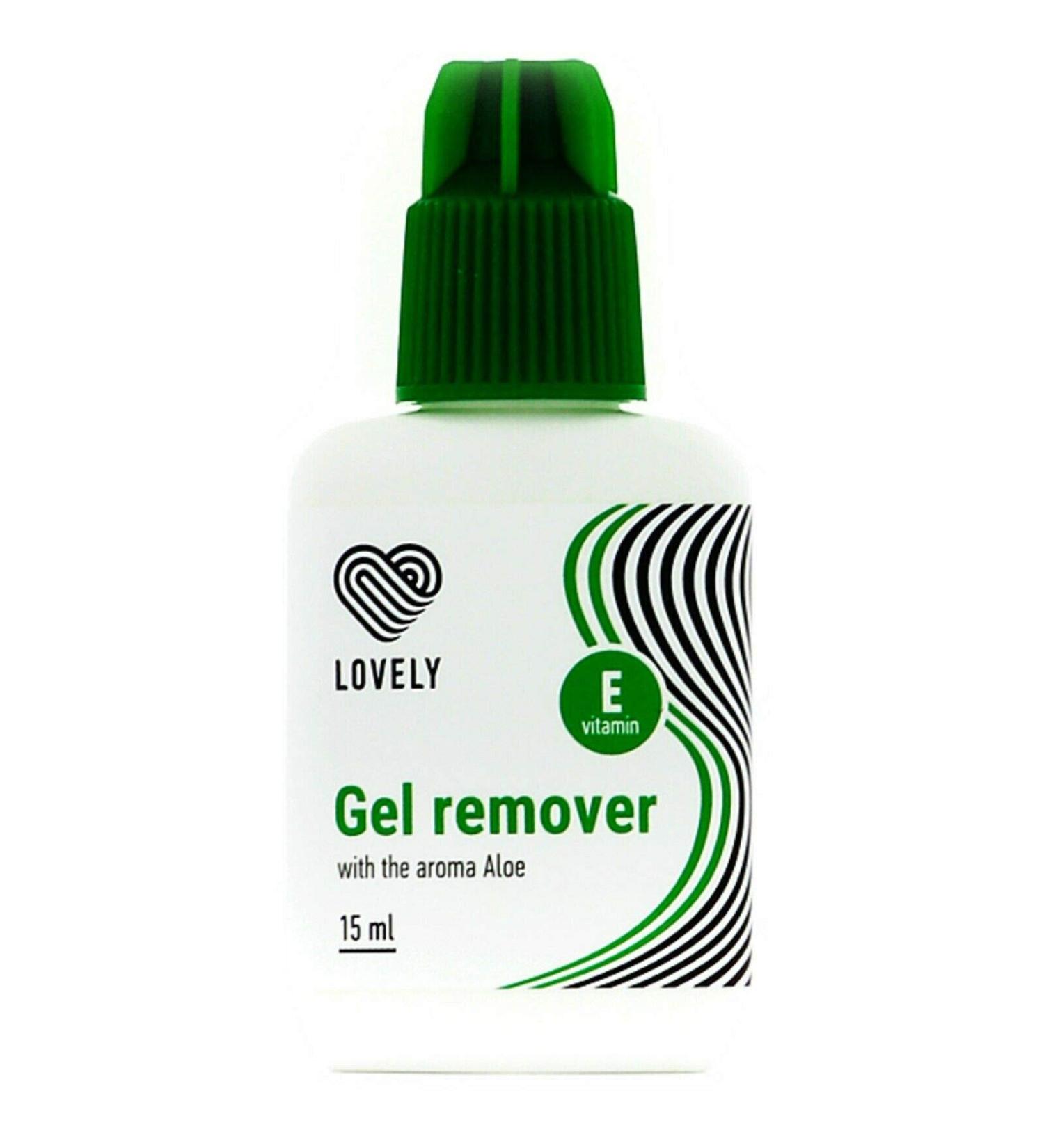 Lovely Gel Remover for Eyelash Extensions - 15ml | Fast & Gentle Removal | Ideal for Allergies | Aloe Vera Scented - Buy Online on GoSupps.com