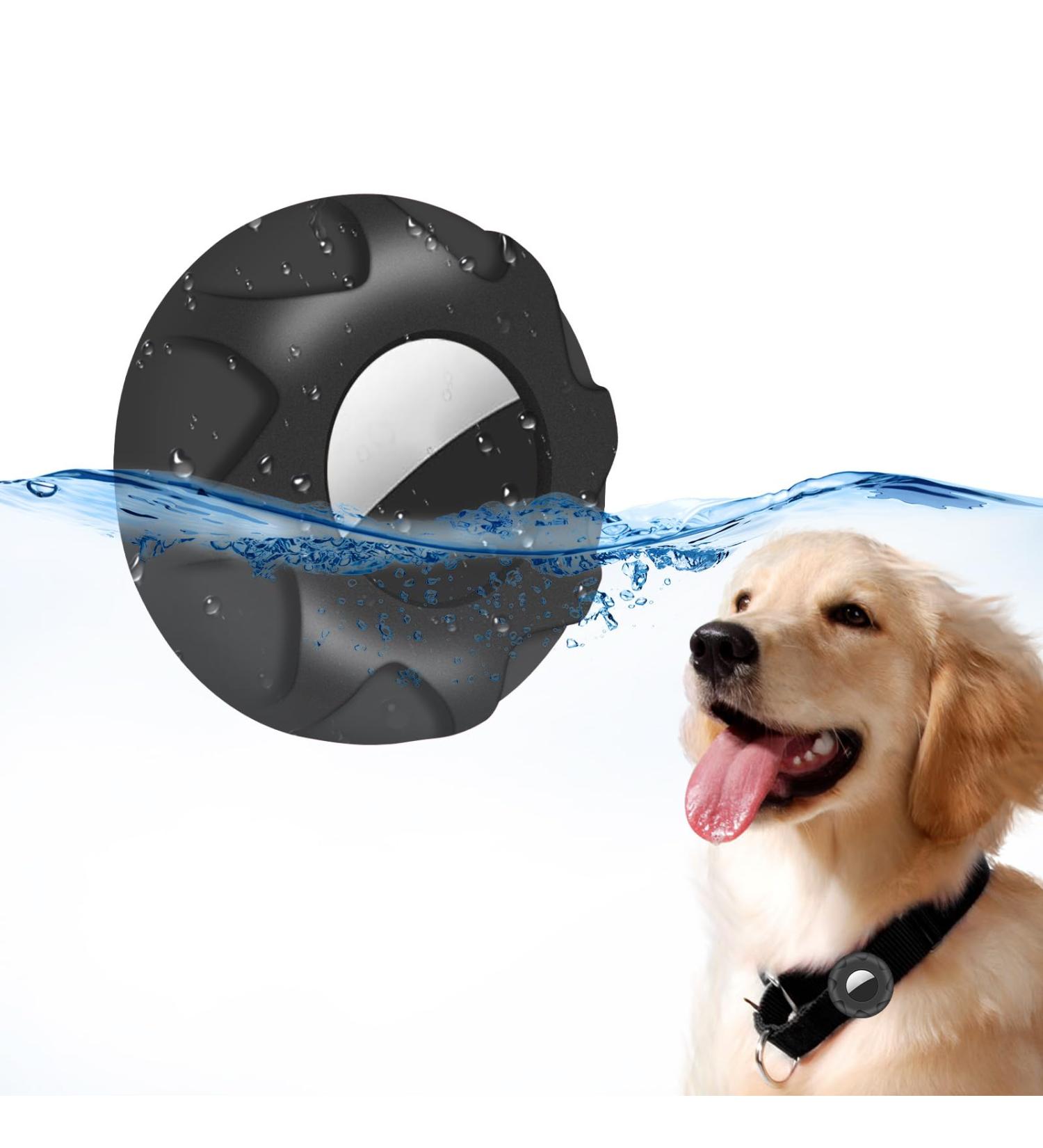 Airtag Dog Collar Holder Waterproof Airtag Case for Dogs Anti-lost Shock Resistant Air Tag Holder Protective Cover for Key Backpack Cat Dog Gps Tracker(Black) - Buy Online on GoSupps.com