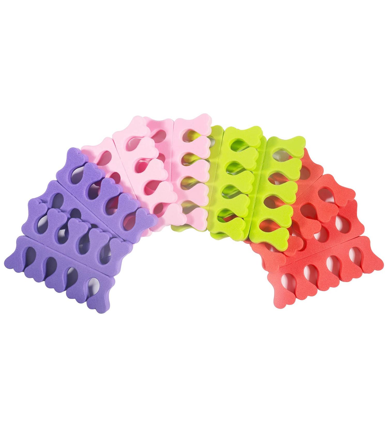 100pcs Toes Separators - Professional Nail Art Gel Tools for Manicure & Pedicure - Buy Online on GoSupps.com