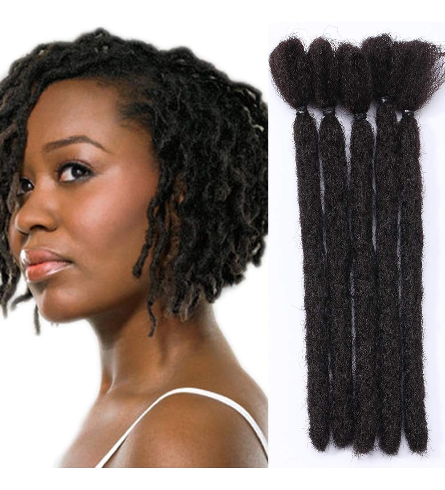 SEGO Dreadlocks Braids Extensions - Handmade Synthetic Crochet Dreads Hair Natural Black 5 Strands 6 Inch (15cm) - Shop Internationally - Buy Online on GoSupps.com