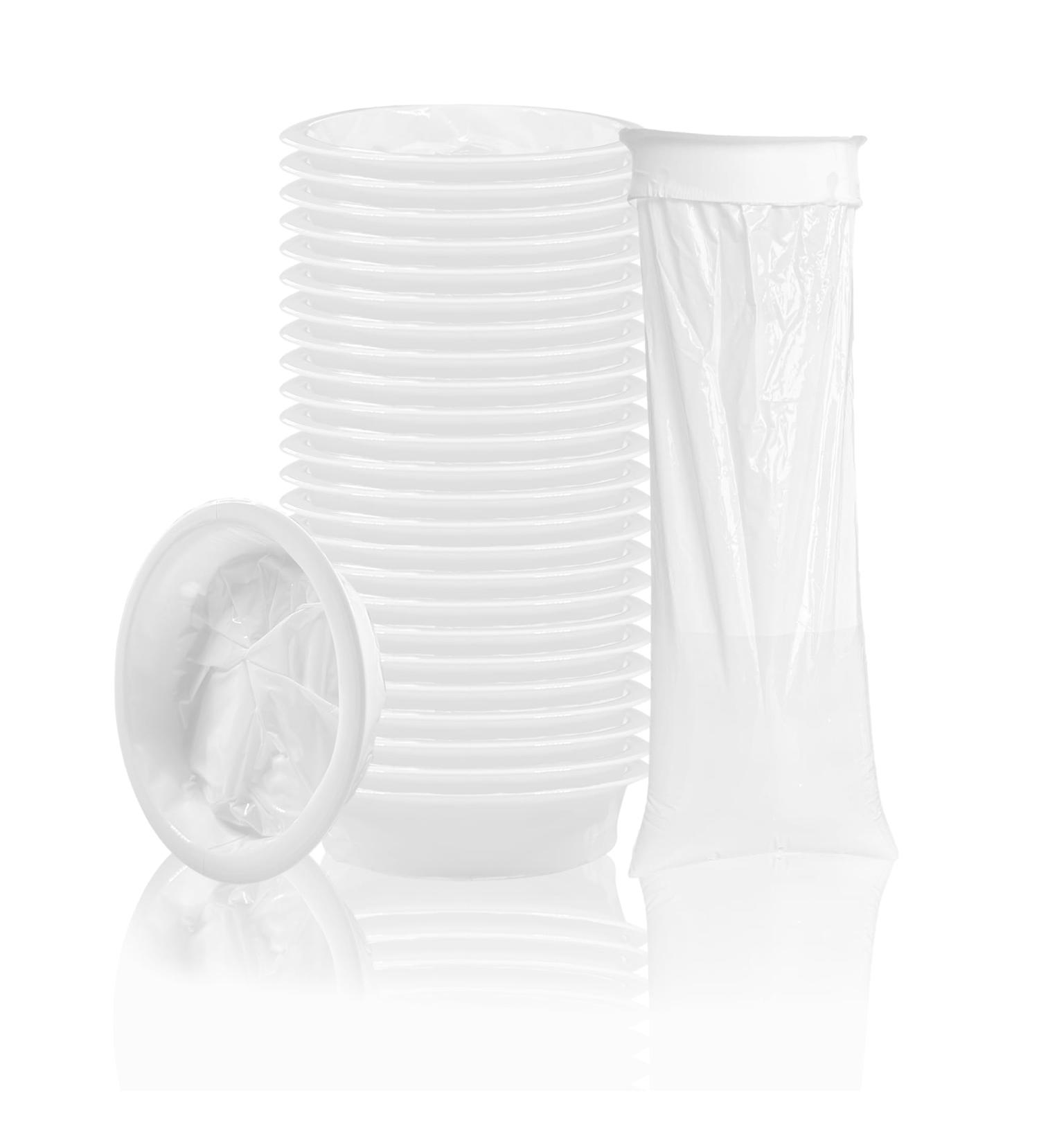 Vitamed Break Bag - Tearproof & Leak-proof Nausea Relief | Discreet Vomit Bags for Travel & Home Use (25 Pack) - Buy Online on GoSupps.com