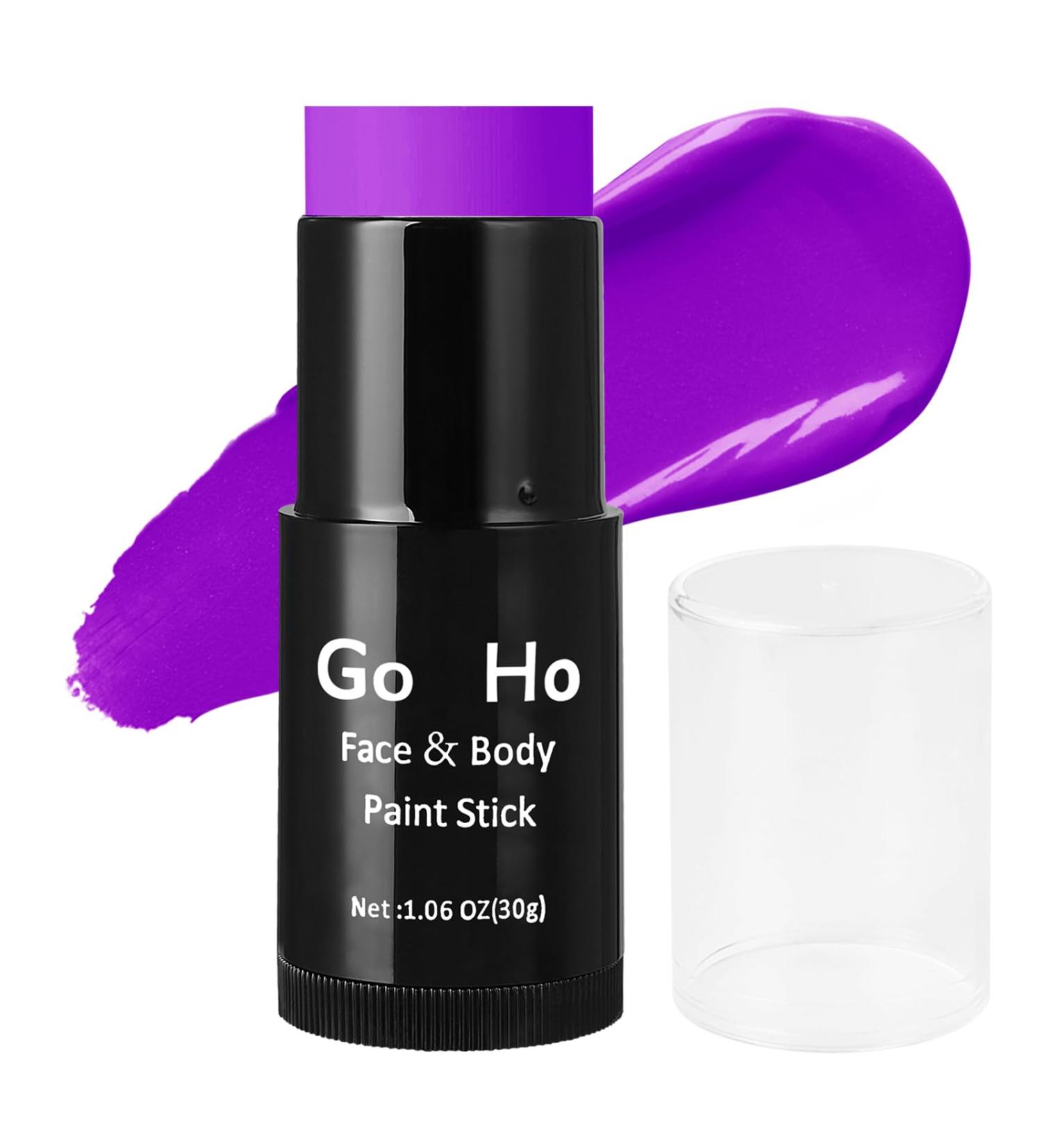 Go Ho Cream Purple Face Paint Stick (1.06 Oz) - Waterproof Full Body Makeup for Halloween Cosplay - Adults & Children - Buy Online on GoSupps.com