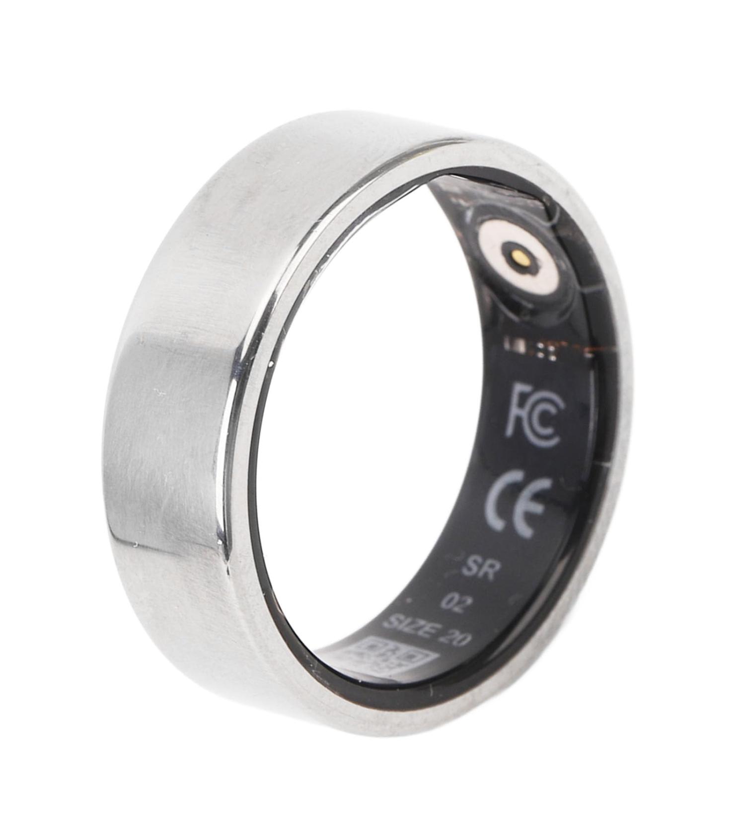 Intelligent Health Ring - Smart Fitness Tracker in Stainless Steel for Sleep Heart Rate & Blood Oxygen Monitoring - Buy Online on GoSupps.com