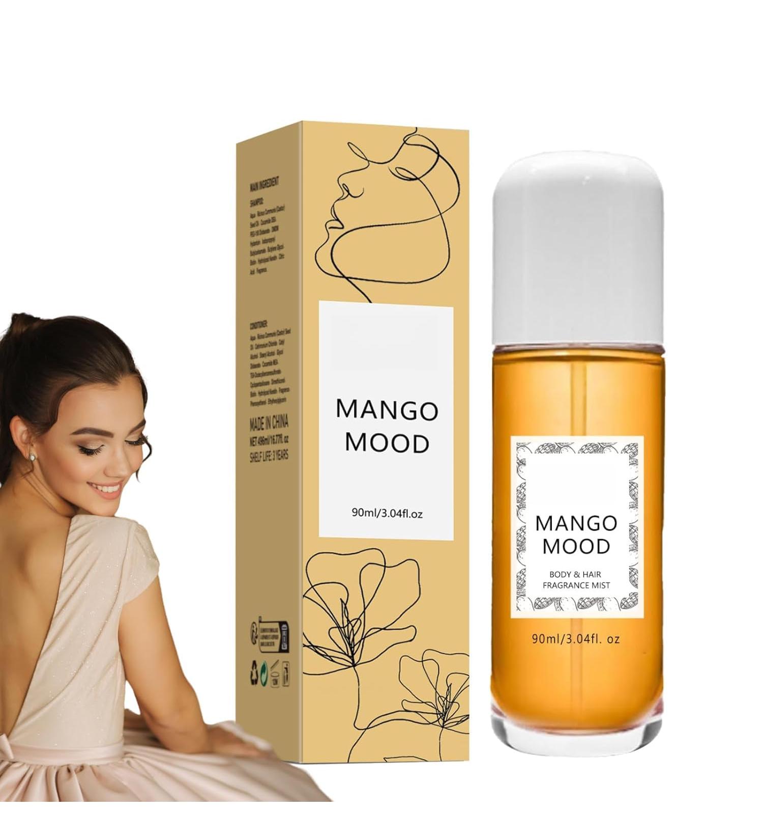 Mango Skin Perfume Mango - Body & Hair Fragrance Mist Mango Perfume Eau De Toilette Spray Lasting 90ml 3.04 fl.oz (A) - Buy Online on GoSupps.com