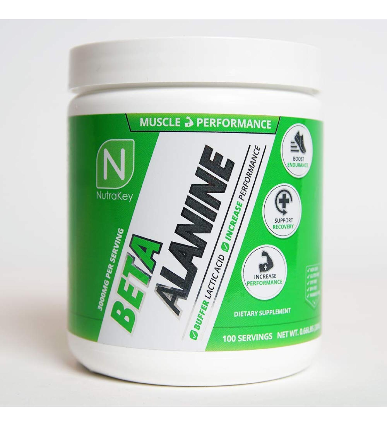 Nutrakey Beta-Alanine Capsules 120ct | Enhance Performance & Endurance - Buy Online on GoSupps.com