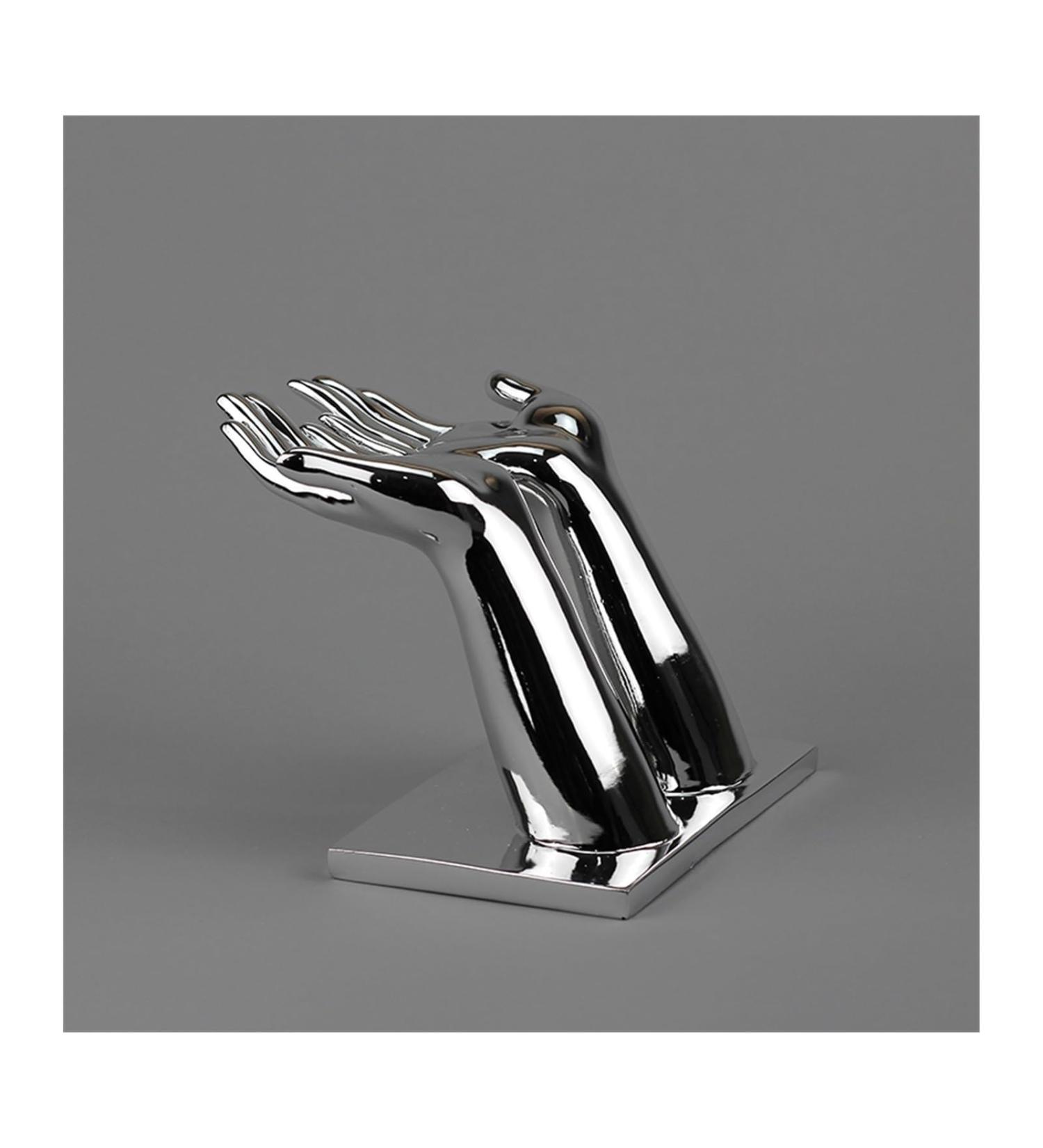 Personalized Glasses Stand - Creative Resin Display for Sunglasses & Optical Glasses | Silver Gray Decorative Rack - Buy Online on GoSupps.com