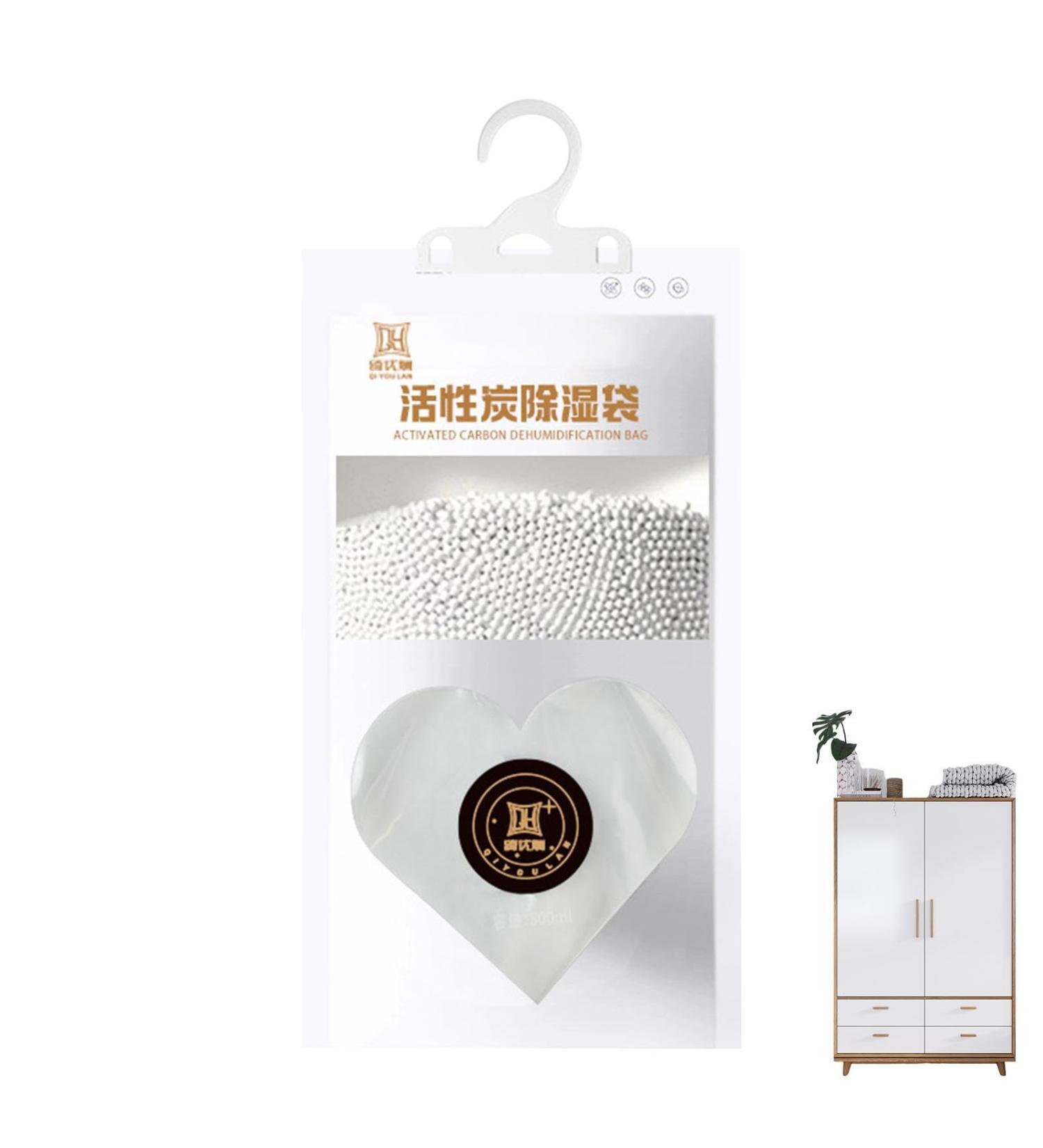 Teksome Moisture Bags for Cupboard & Closet | Heart-Shaped 130g Dehumidifying Drying Agent - International Shipping - Buy Online on GoSupps.com