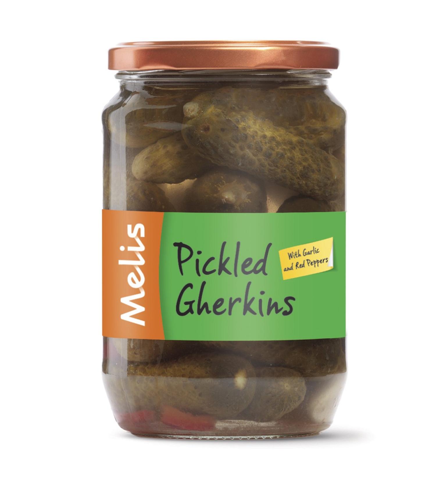 Melis Melis Gherkins Pickles 720ml (Pack of 3)