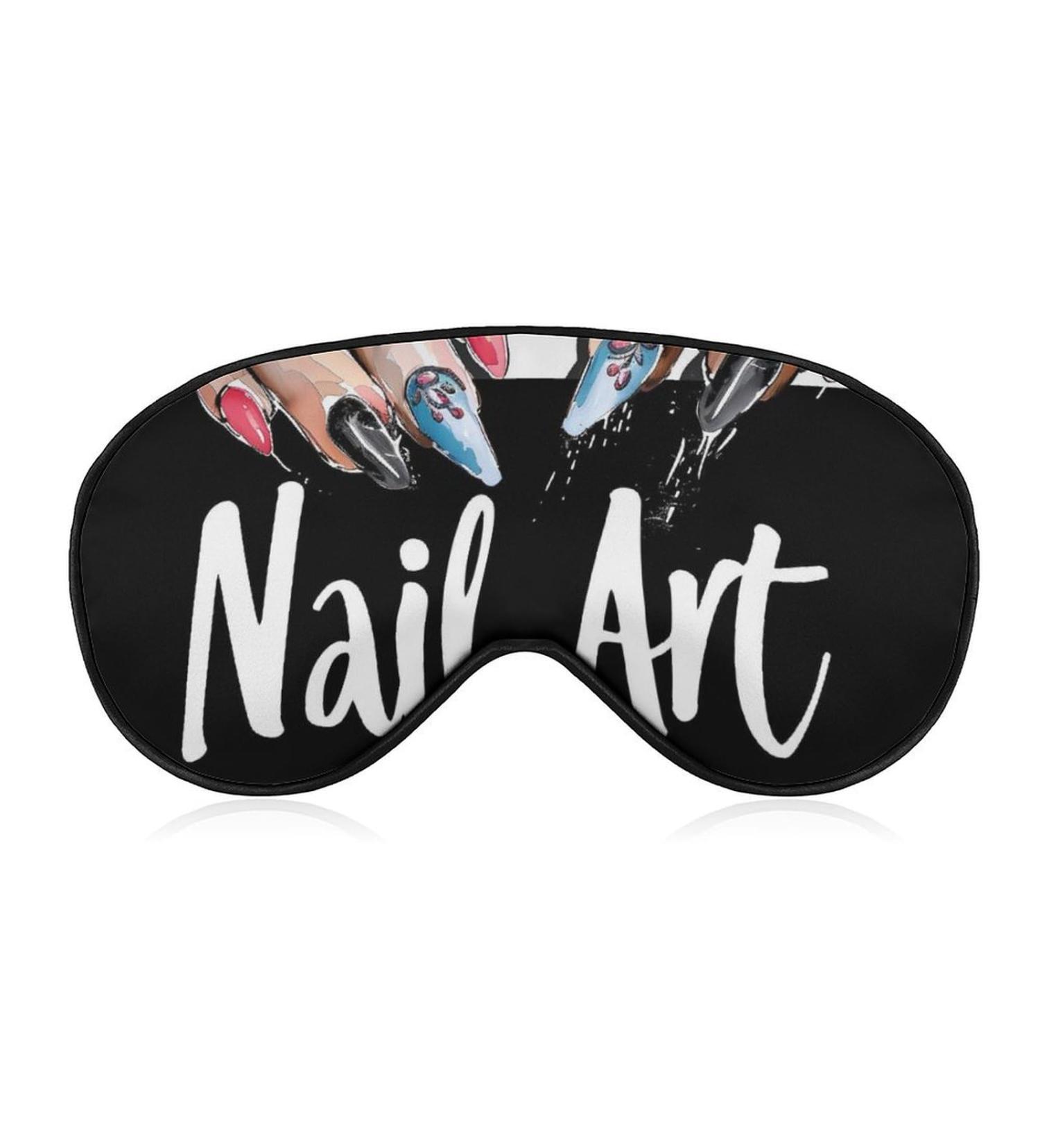 Shop Nail Art Therapist Soft Sleep Mask - Adjustable Eye Cover for Ultimate Light Blockage | Perfect for Women & Men - Buy Online on GoSupps.com