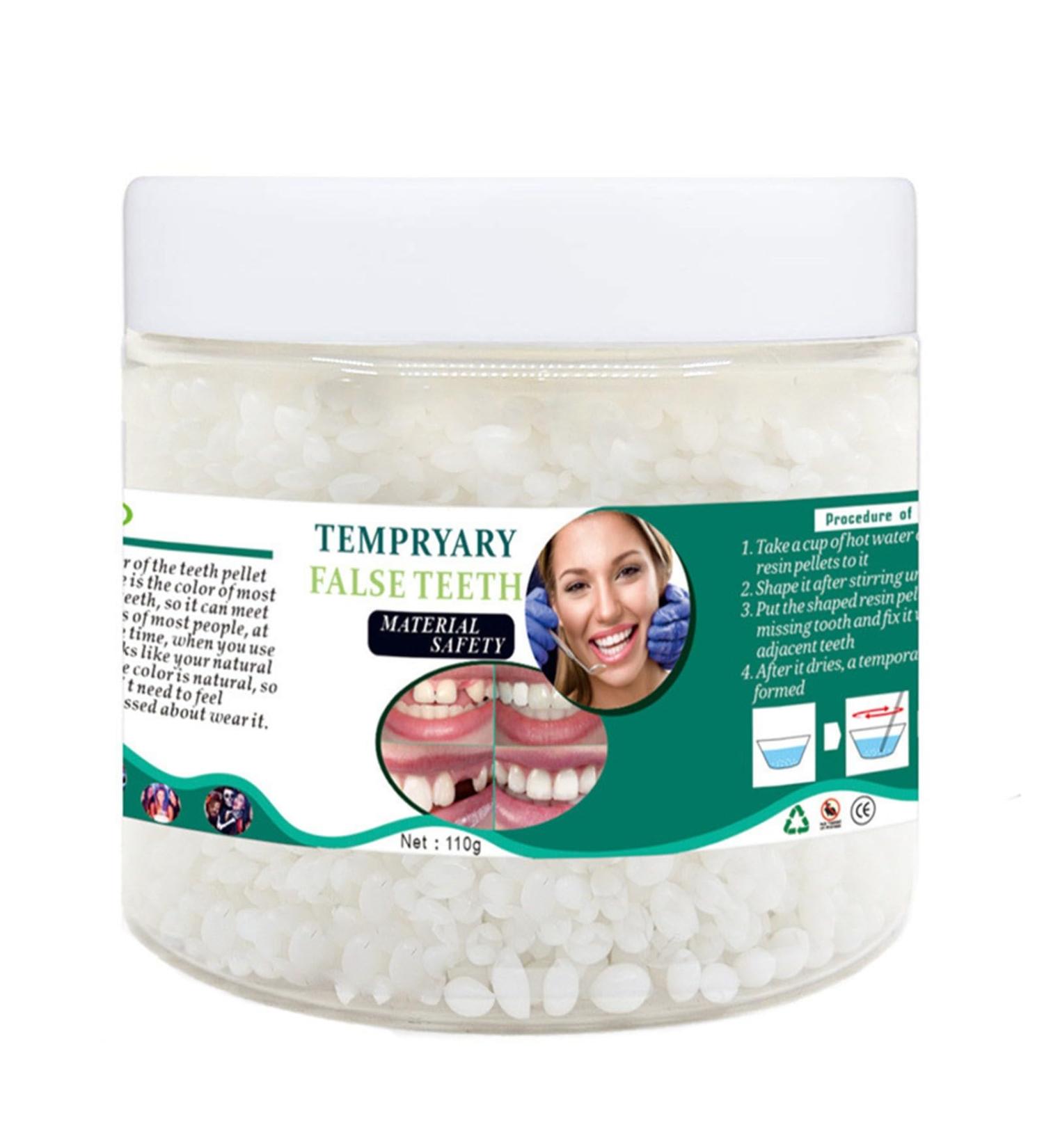 LDADGF Plastic Tooth Adhesive - Perfect Temporary Filling for Broken Teeth | Dental Adhesive for Oral Use (One Size White) - Buy Online on GoSupps.com