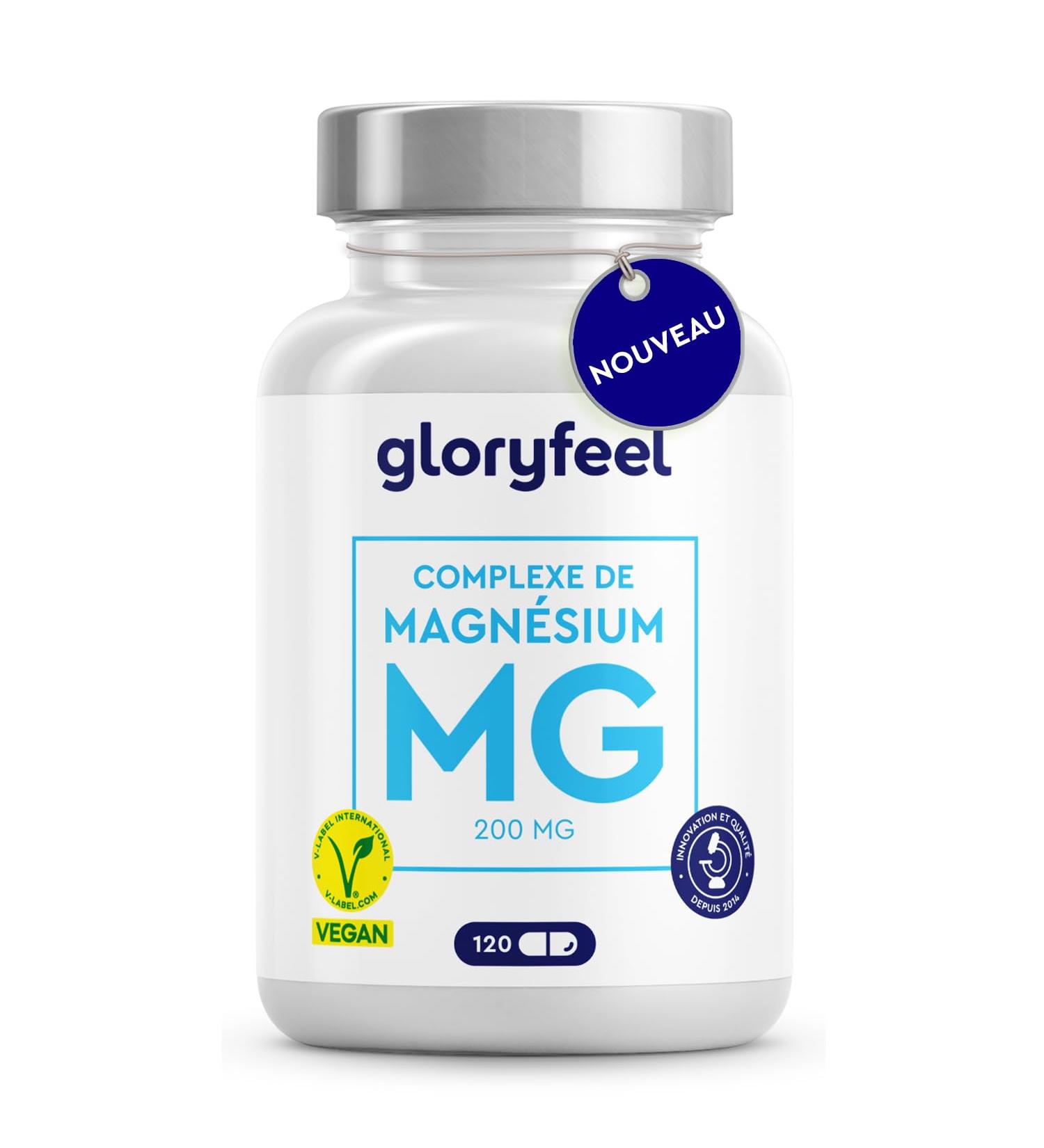 Magnesium Complex - 400mg Elemental Magnesium Bisglycinate Citrate Oxide Malate & Ascorbate - Premium 5-in-1 High Dosed & Bioactive - 120 Capsules - Lab Tested - Buy Online on GoSupps.com