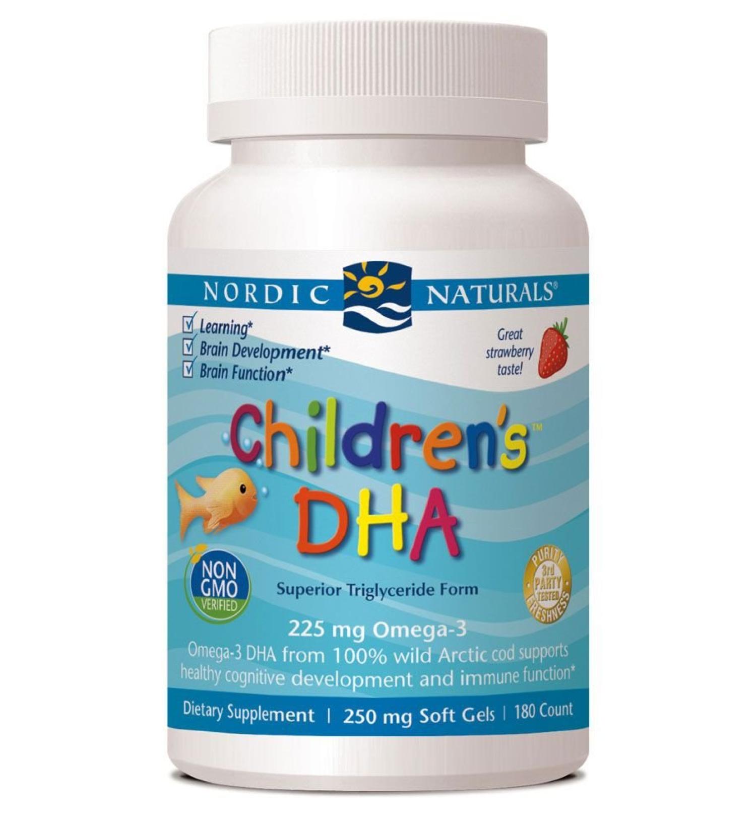 Nordic Naturals Nordic Naturals Children's DHA 250 mg Strawberry - 180 softgels