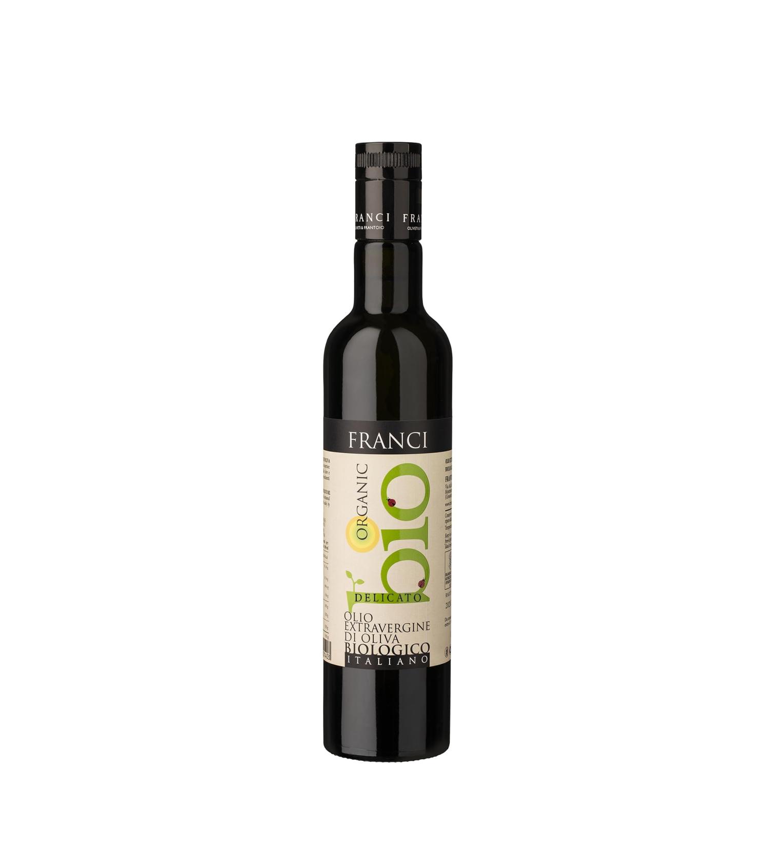 Frantoio Franci Delicate Organic Cold Extracted Italian Extra Virgin Olive Oil 500ml