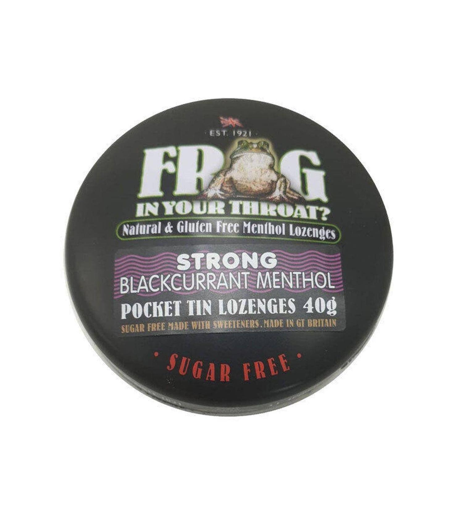 Simpkins Natural Frog In Your Throat Lozenges Blackcurrant Menthol 40g