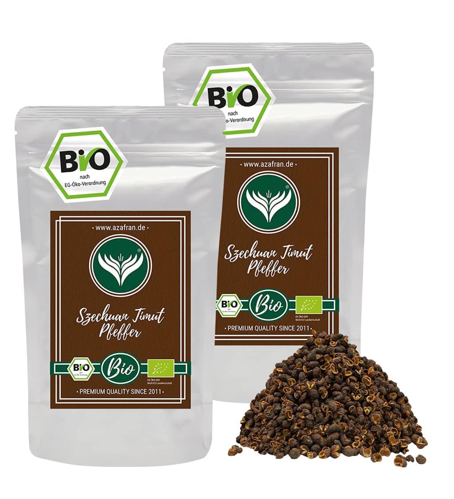 Buy Organic Timut Nepalese Szechuan Pepper Whole | Zanthoxylum Armatum 500g - Premium Quality International Shipping Available! - Buy Online on GoSupps.com