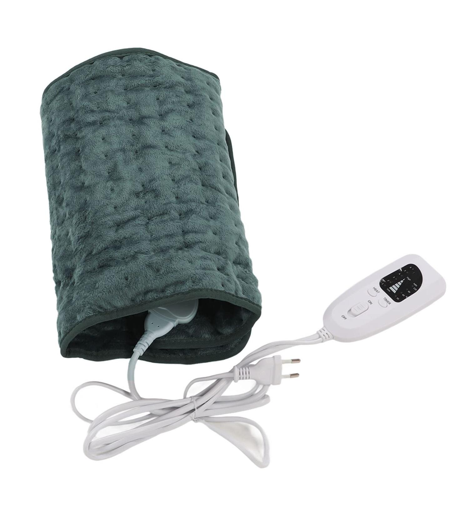 Heating Cushions for Back Pain Relief | Electric Heating Pillow for Neck Shoulder Knee | 6-Stage Fast Warming | 60x30 cm | Home & Office | EU Connector 100-240V - Buy Online on GoSupps.com