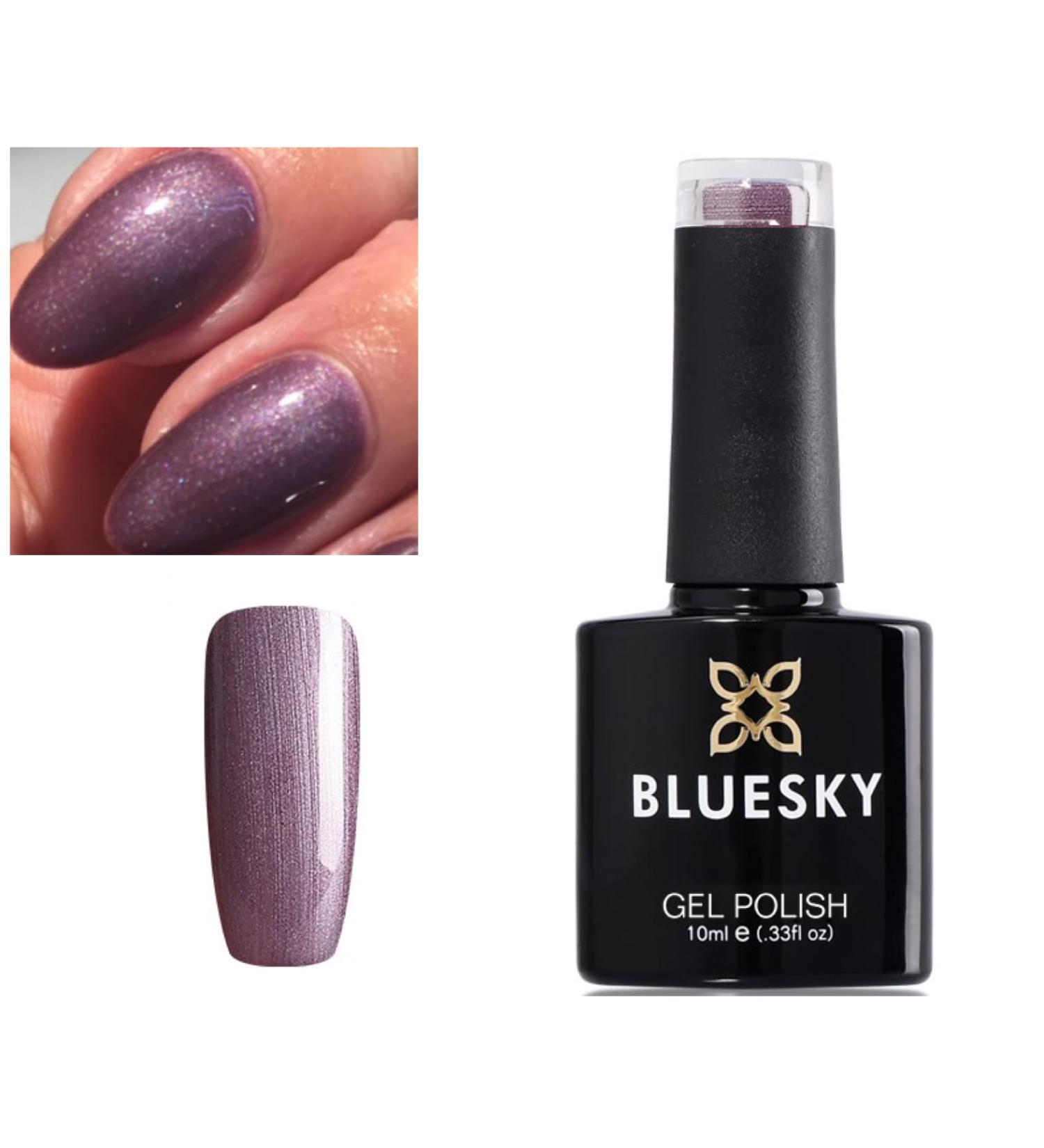 Bluesky Nail Gel Polish Purple Sheen Autumn Winter Mauve A78 UV LED Soak Off 10ml - Buy Online on GoSupps.com