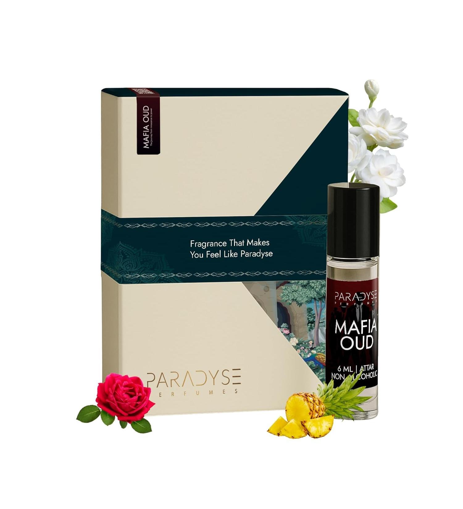 Oud Attar Perfume Non-Alcoholic Fragrance Oil 6 ML Oud and Sandalwood Scent - Buy Online on GoSupps.com