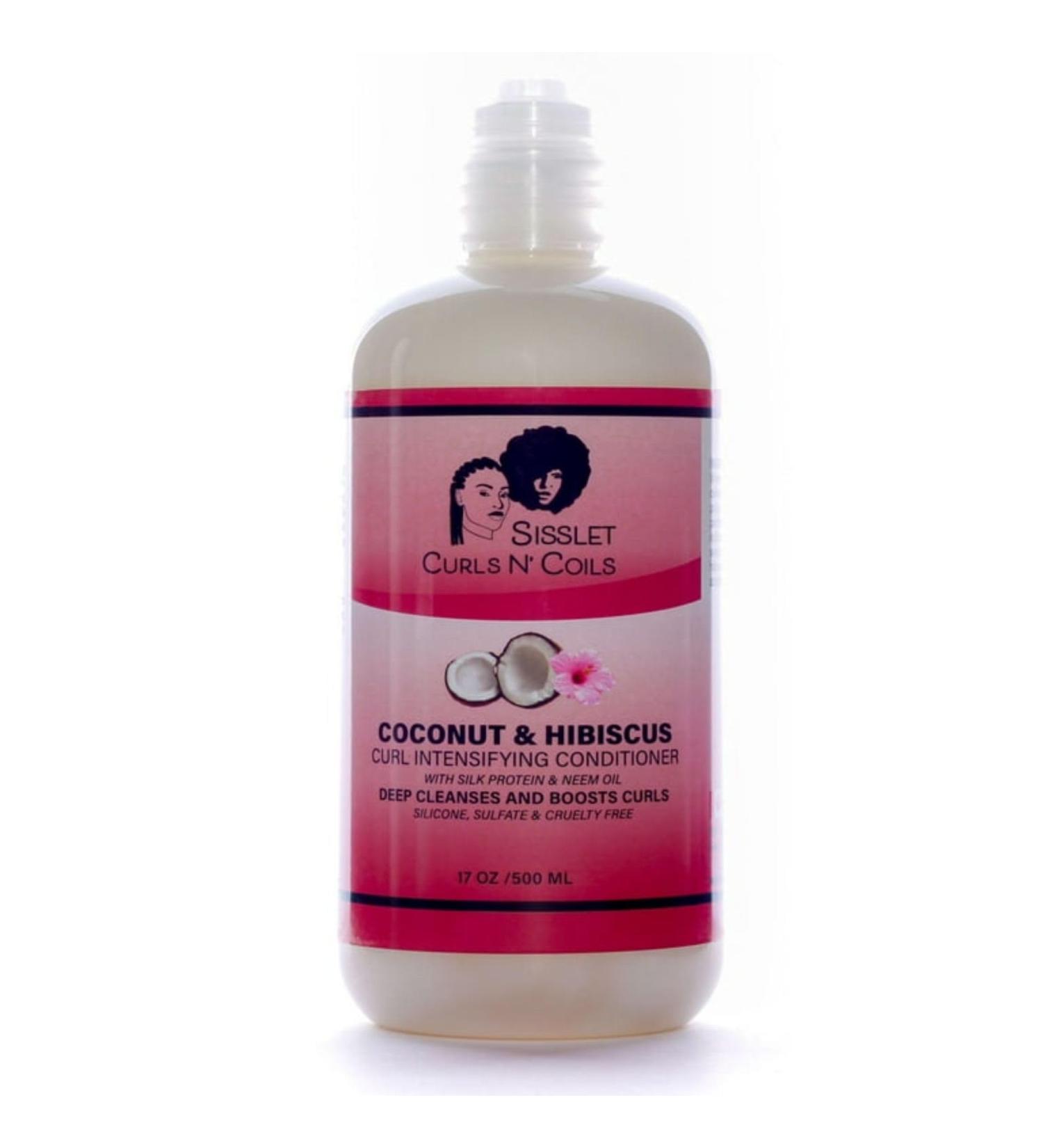 Sisslet Coils n Curls Coconut And Hibiscus Curly Hair Shampoo And Conditioner Smooth And Hydrating Formula Suitable for All Hair Types (Conditioner) - Buy Online on GoSupps.com
