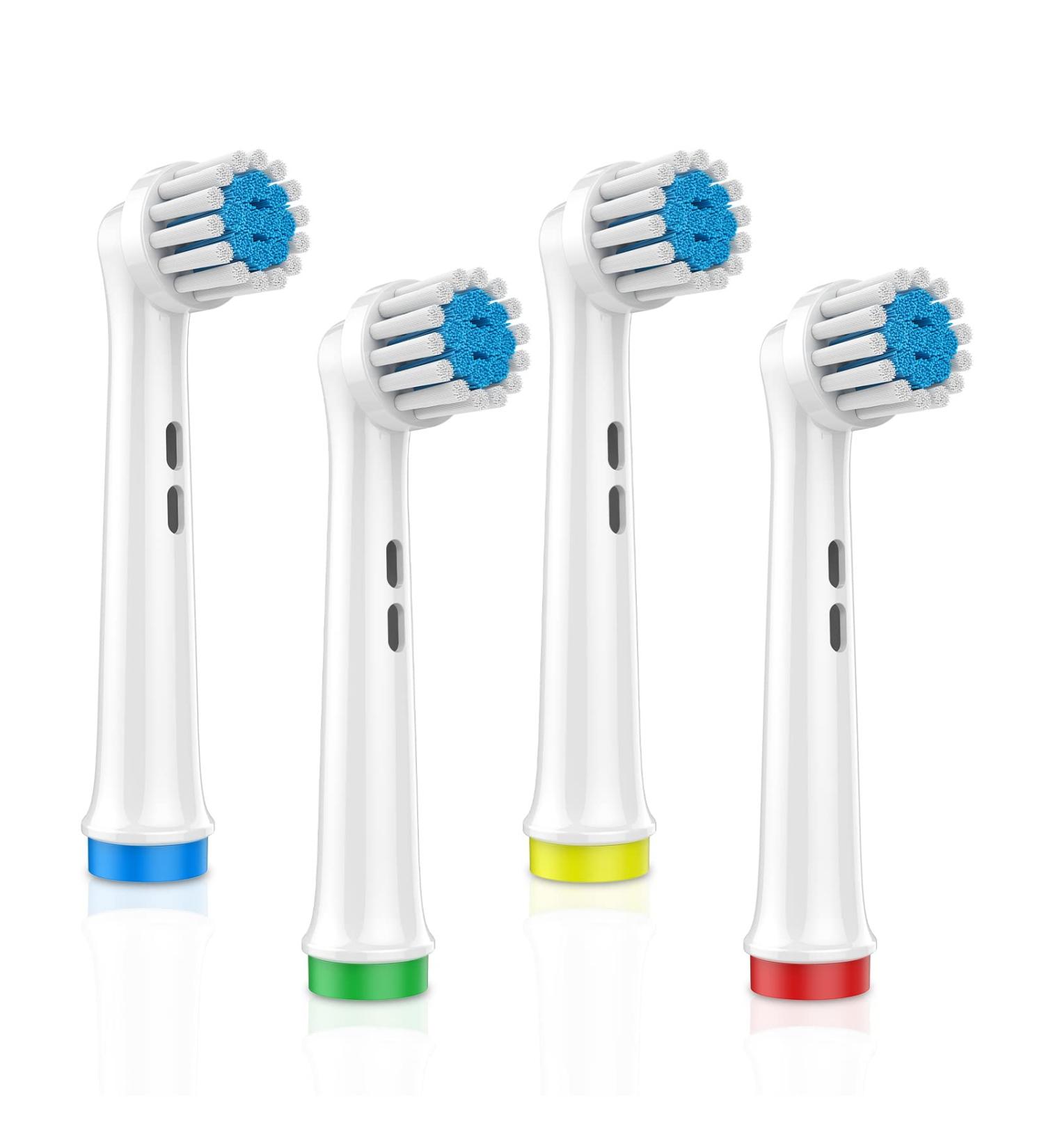 4 Pack of Replacement Toothbrush Heads for Oral-B | Compatible with Oral B Braun Electric Toothbrush Eb17-xs - Buy Online on GoSupps.com