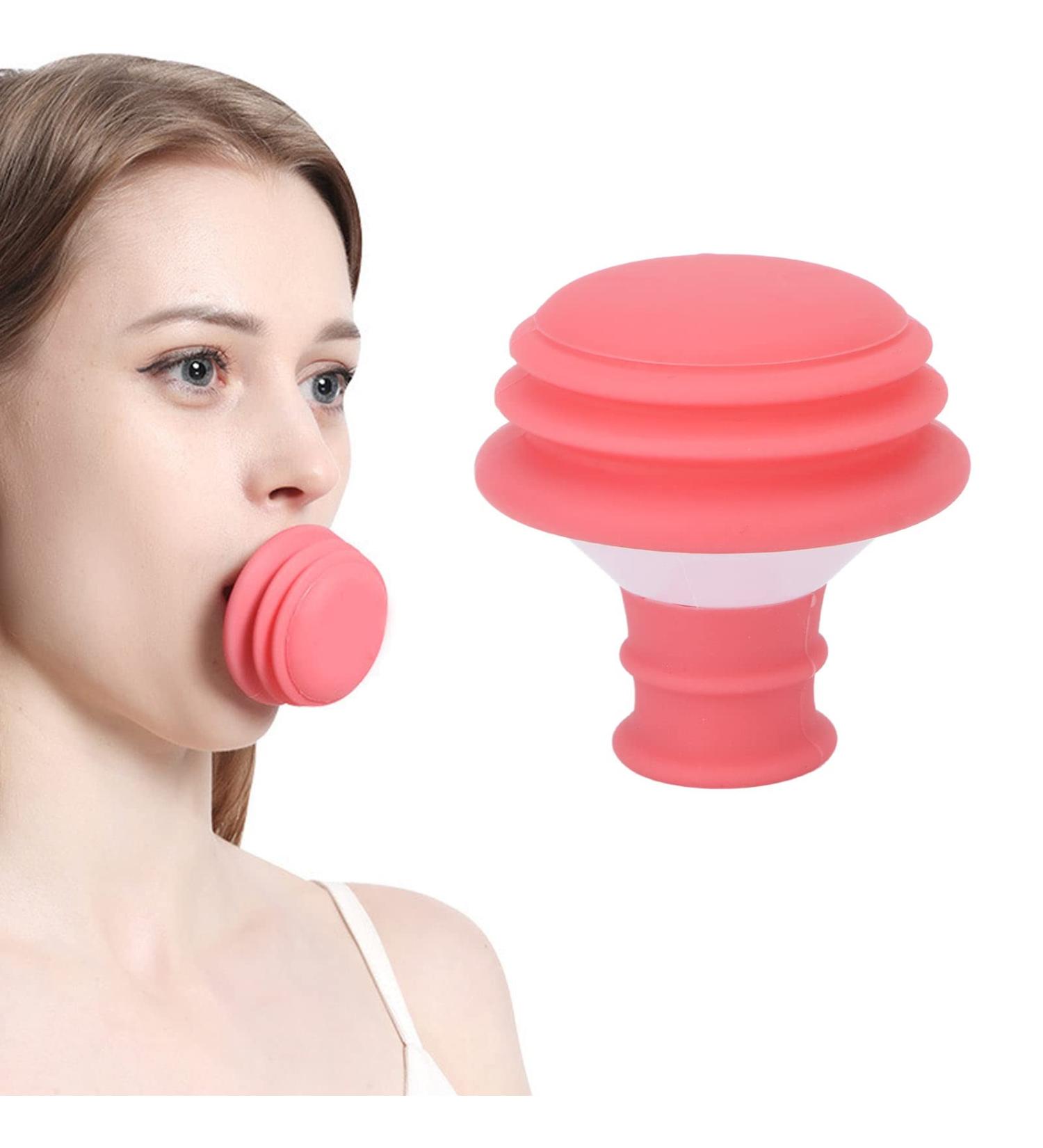 Double Chin Exerciser | Face & Neck Toning Device for Women & Men | V Shape Skin Firming & Jaw Exerciser for Plumper Lips - Buy Online on GoSupps.com