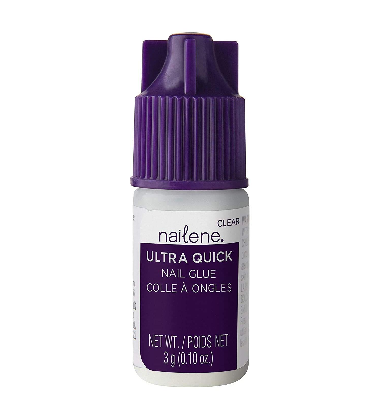 Nailene Ultra Quick Nail Glue 0.10 oz - Durable & Easy to Apply False Nail Adhesive - Repairs & Lasts Up to 7 Days - Nail Care Essential - Buy Online on GoSupps.com