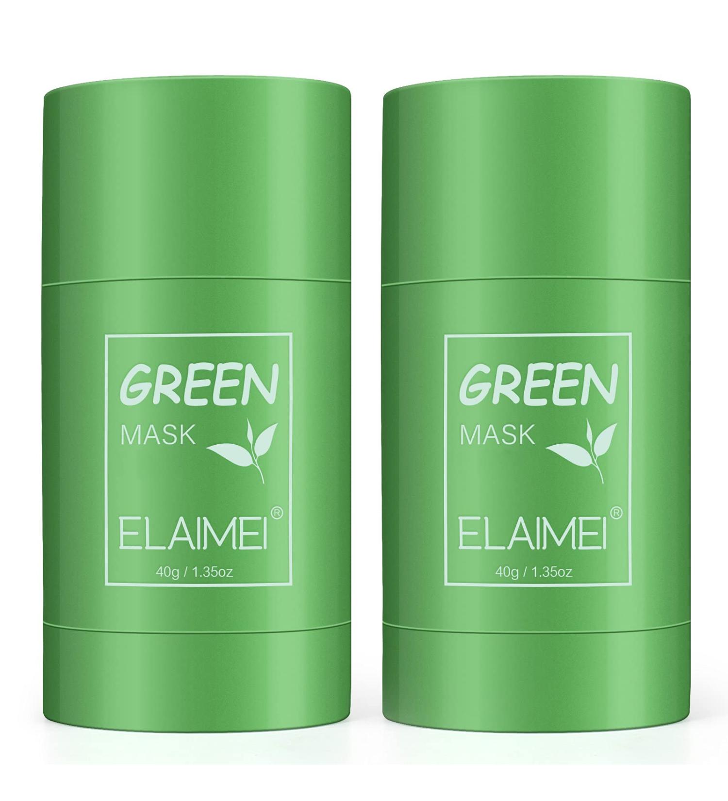 Poreless Green Tea Mask Stick - 2 Pack for Deep Cleansing, Blackhead Removal, and Oil Control | Face Moisturizer for All Skin Types - 1.35 Ounce - Buy Online on GoSupps.com