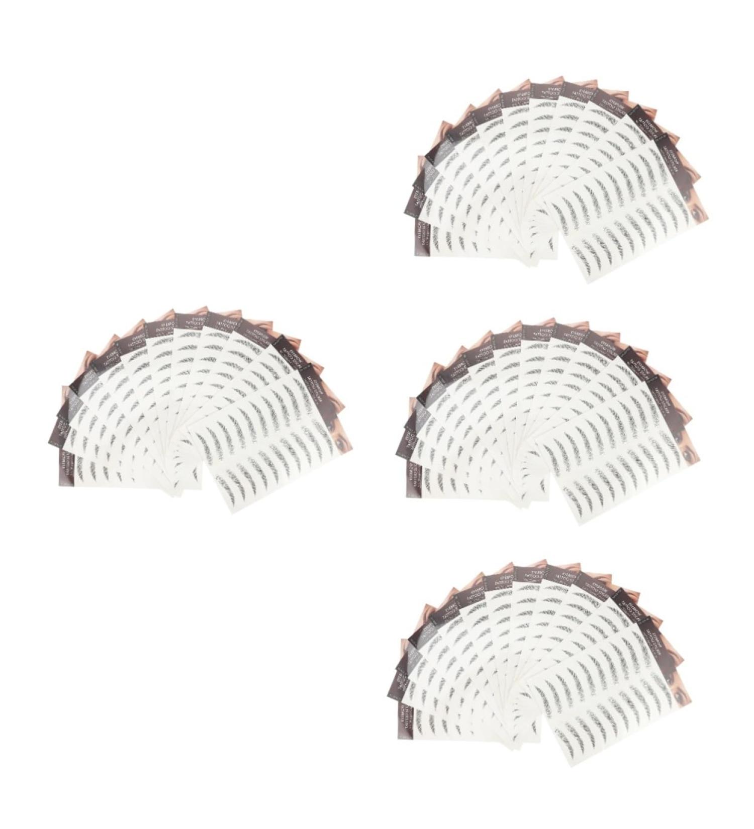 Mipcase 48 Pcs Eyebrow Stickers Waterproof Stickers Eyebrows Cosmetics Tattoos Eyebrow Tattoos Stickers Hair - Buy Online on GoSupps.com