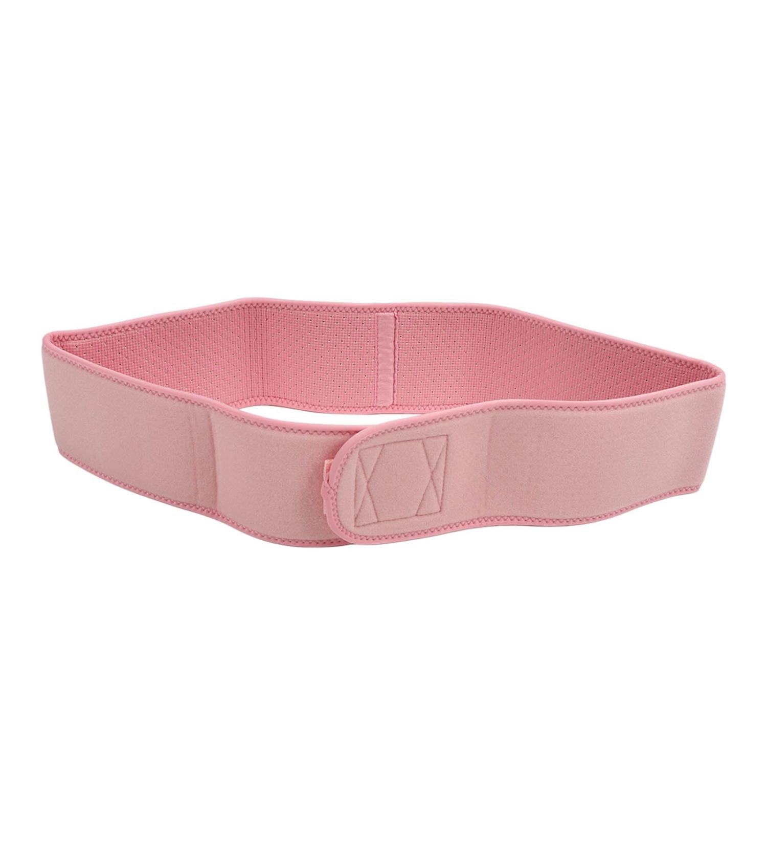 Breathable Postpartum Pelvic Hip Belt - 43.3 Inches Body-Shaped with Compression for Ideal Lumbar Support - Stylish Pink - Buy Online on GoSupps.com