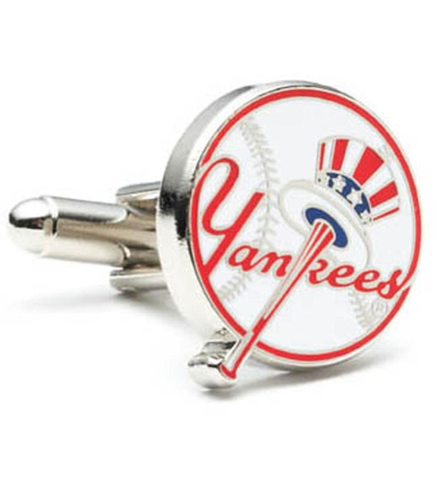 MLB Yankees Baseball Cufflinks, Officially Licensed