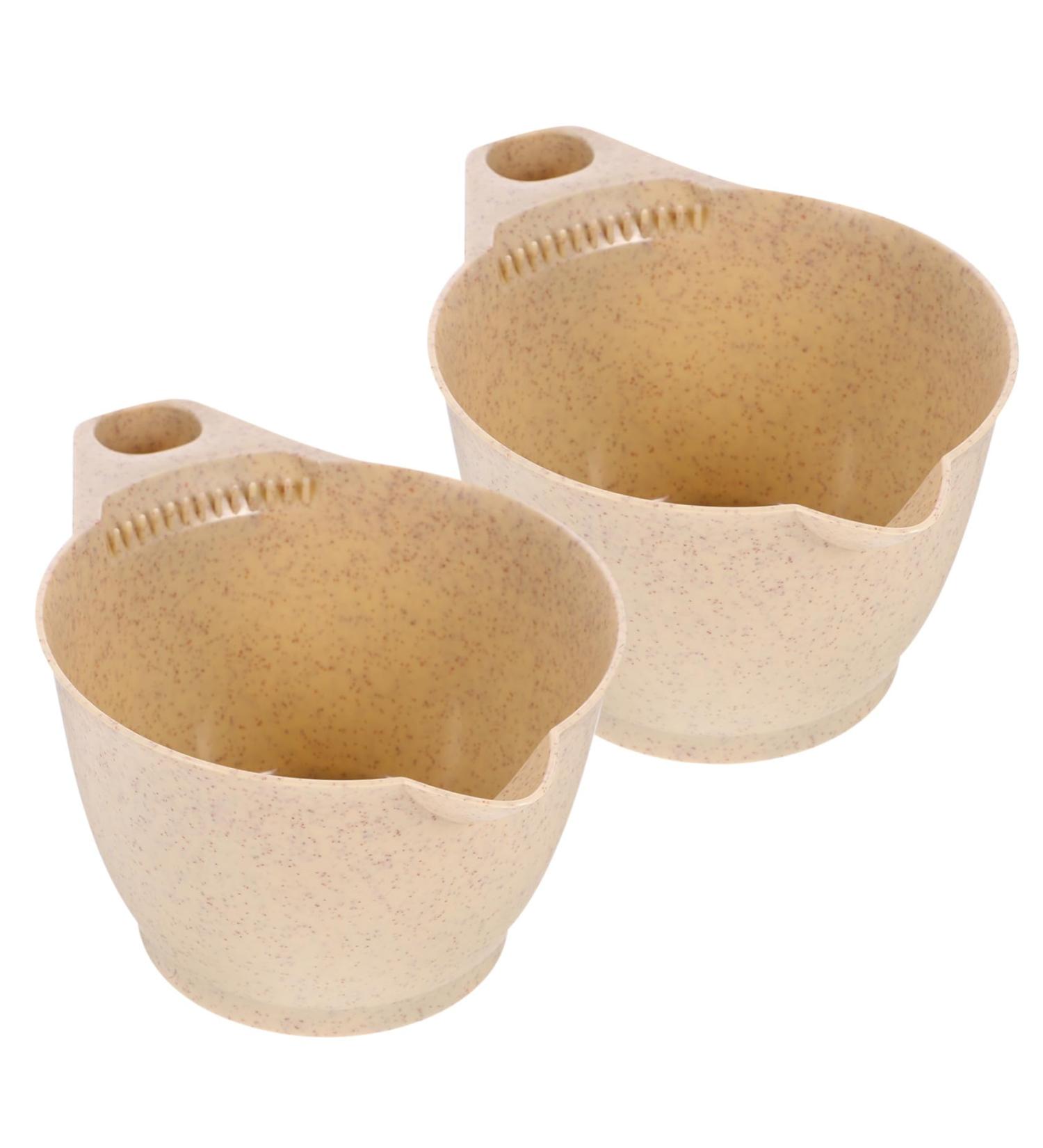 Homoyoyo Bols de M lange de Teinture Capillaire 2 Pi ces Poign e Pratique Lavable et R utilisable pour Coiffeur Salon et DIY Domicile Outils de Coloration Cheveux - Buy Online on GoSupps.com