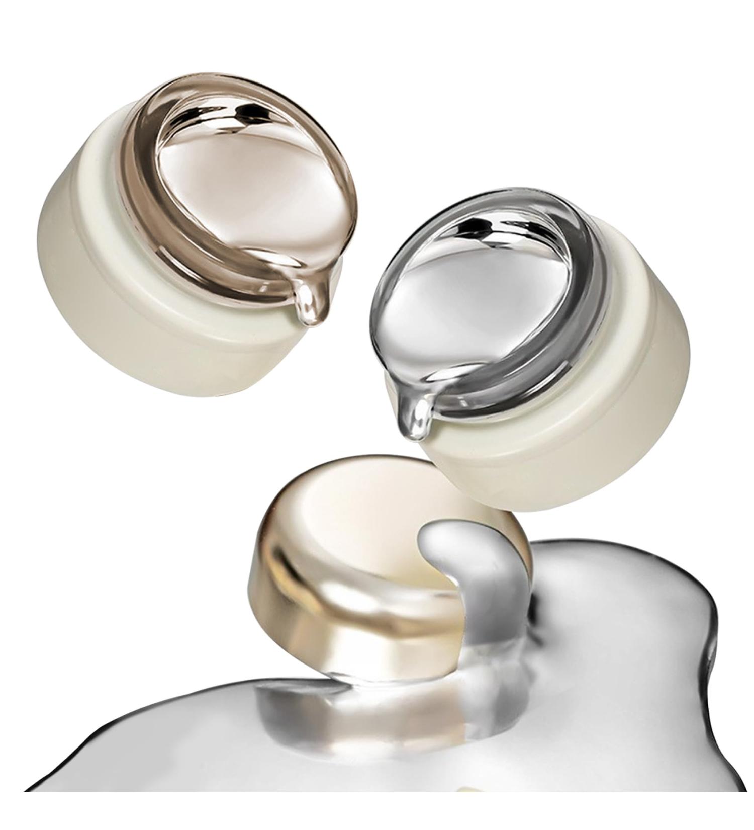Metallic Gel Nail Polish 2Pcs Chrome Gel Nail Polish 8ML 3D Mirror Effect Painting Metallic Gel Polish for Flower Lines Drawing Nail Art Polilsh - Buy Online on GoSupps.com