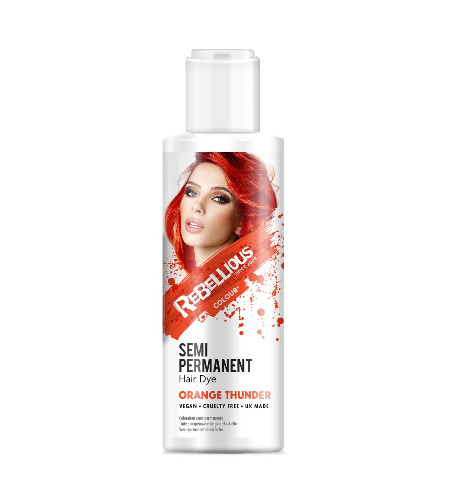 Paintglow Semi-Permanent Hair Dye Orange Thunder 100ml - Buy Online on GoSupps.com