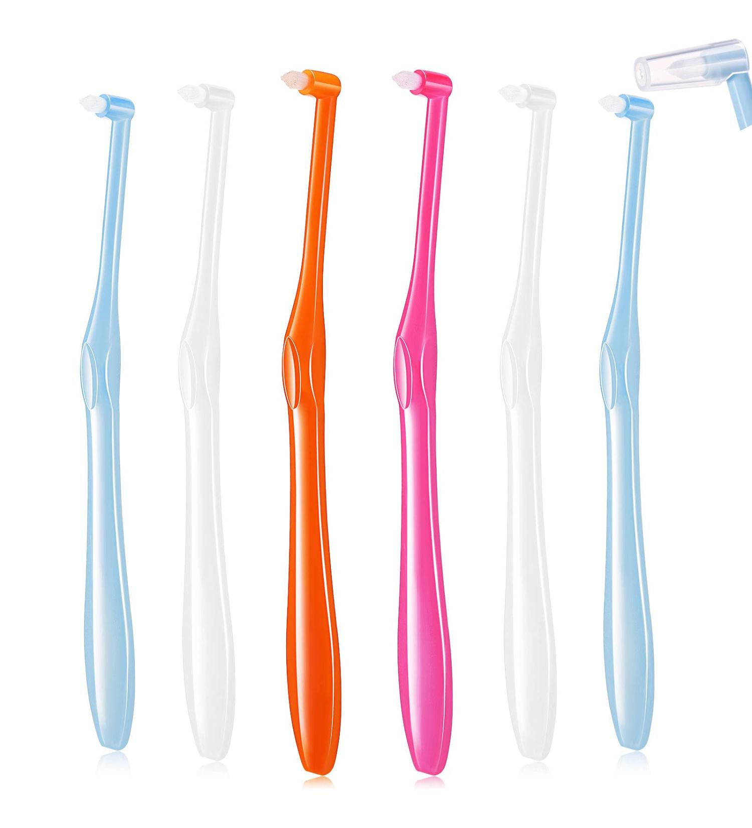 Interdental Brushes & Tooth Stain Remover Set - 6 Piece Dental Cleaning Kit for Implants & Detail Cleaning - Buy Online on GoSupps.com