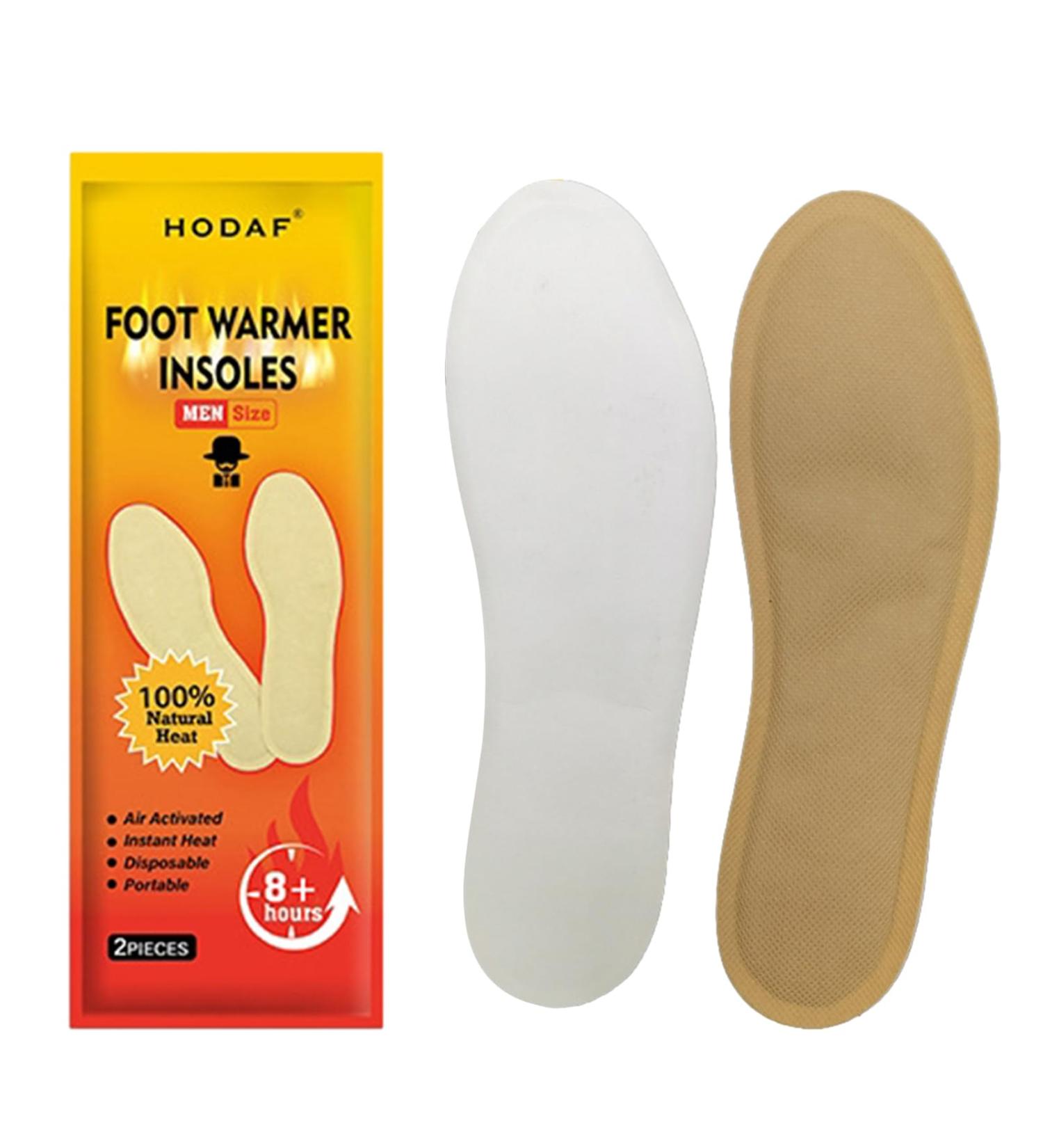 Premium Insole Foot Warmers - Odorless Air-Activated Hot Pads for Men - 8 Hours of Comfort - Buy Online on GoSupps.com