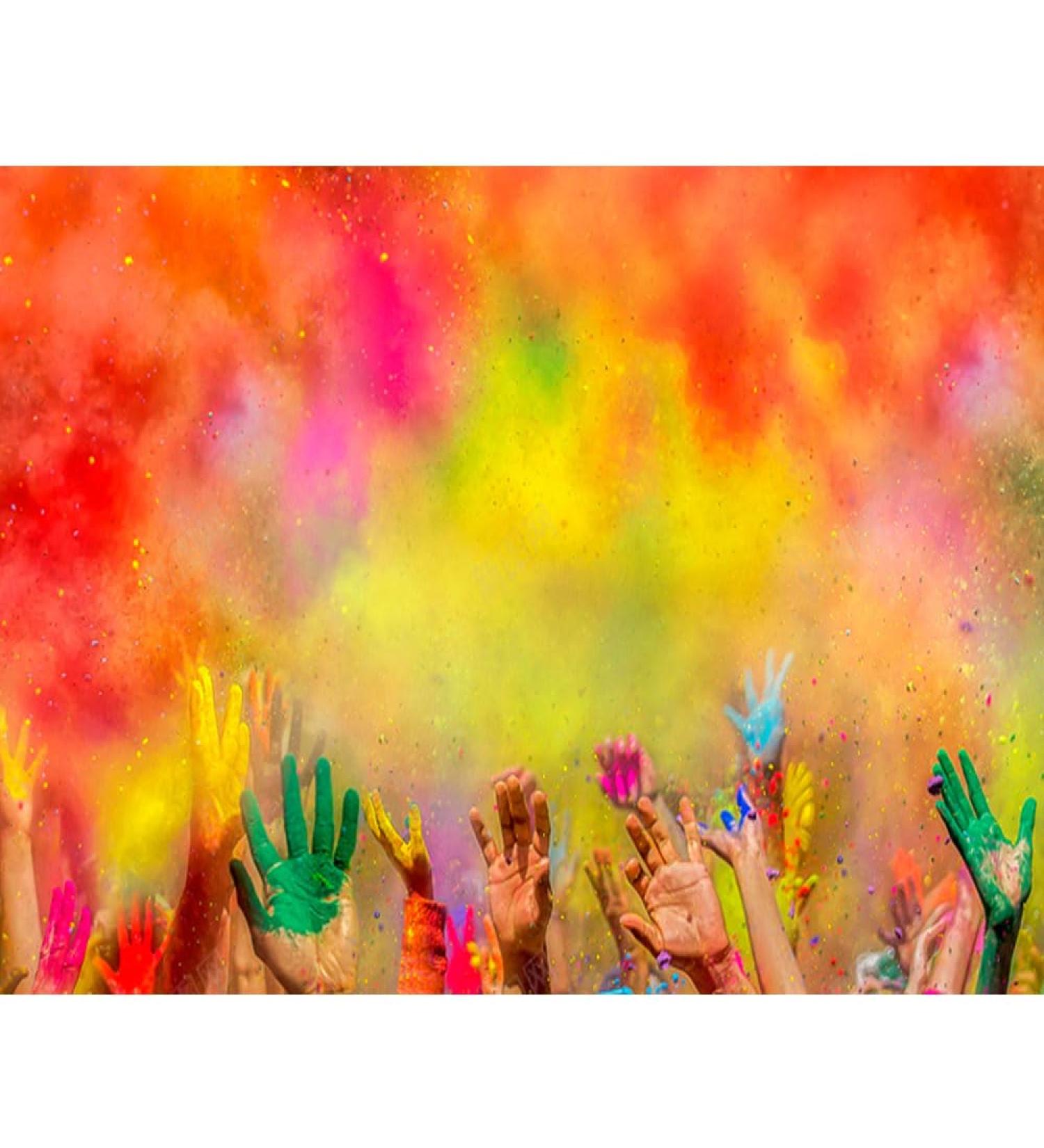 Colored Powder - 100 g of Each Color - Pink Orange Yellow Teal Blue - For Toss Fun Run War Party & Festival - Pack of 8 Bags - 800 g in Bulk (1) - Buy Online on GoSupps.com