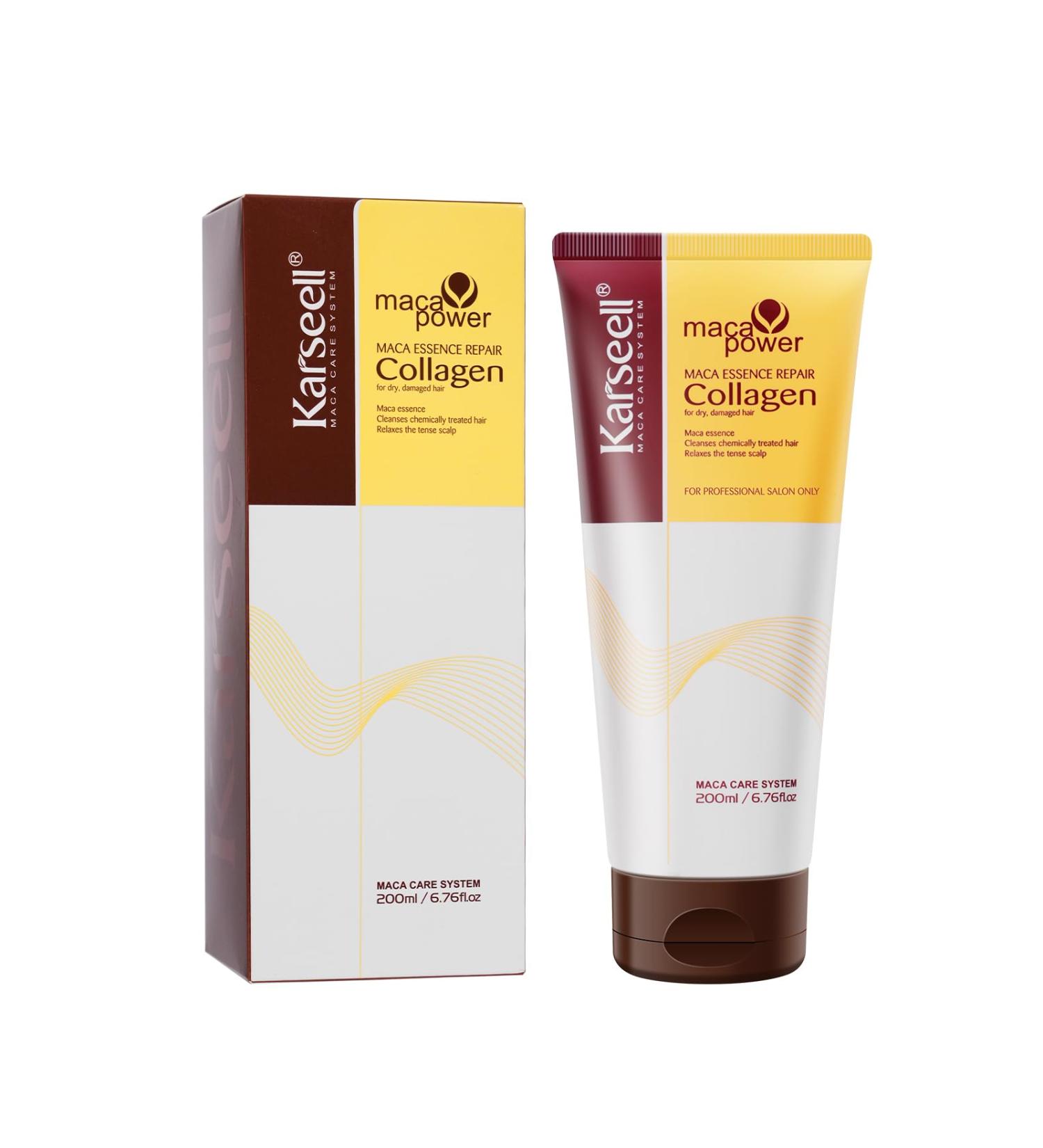  Karseell Karseell Collagen Hair Mask 200ml Intense Repair Hair Mask Nourishing Moisturizer for Dry and Damaged Hair All Hair Types - Buy Online on GoSupps.com