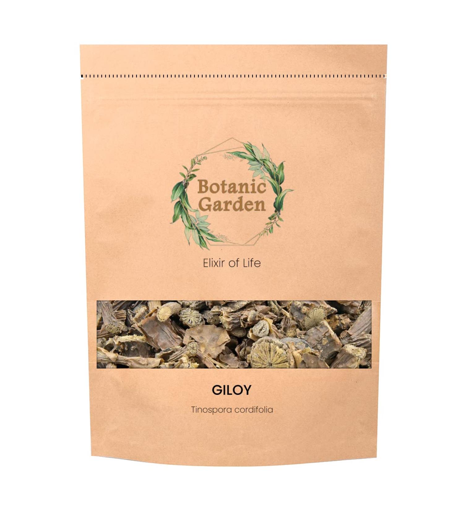 Botanic Garden Pure Organic Raw Giloy/Guduchi/tinospora cordifolia Herb | (250GMS) - Buy Online on GoSupps.com