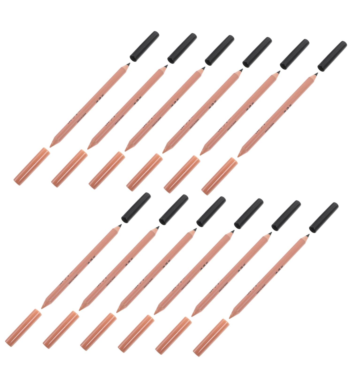 DOITOOL Women Eyebrow Pencil 12pcs Dual Purpose Eyeliner Pencils Makeup Eye Liner Kit Cosmetic Pencil Suite Export Miss - Buy Online on GoSupps.com