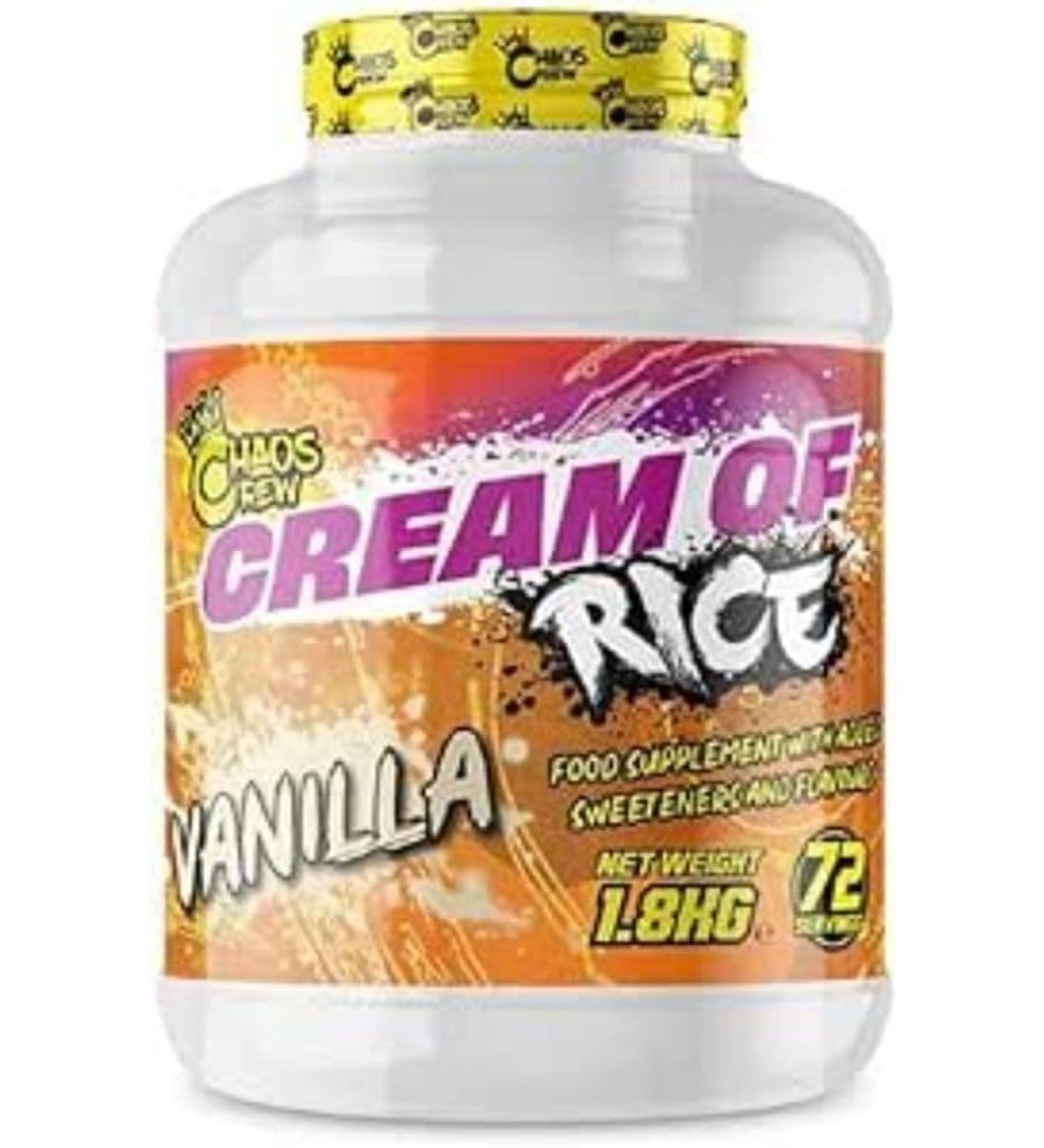 CHAOSCREW Cream of Rice Vanilla 1.8kg - Buy Online on GoSupps.com