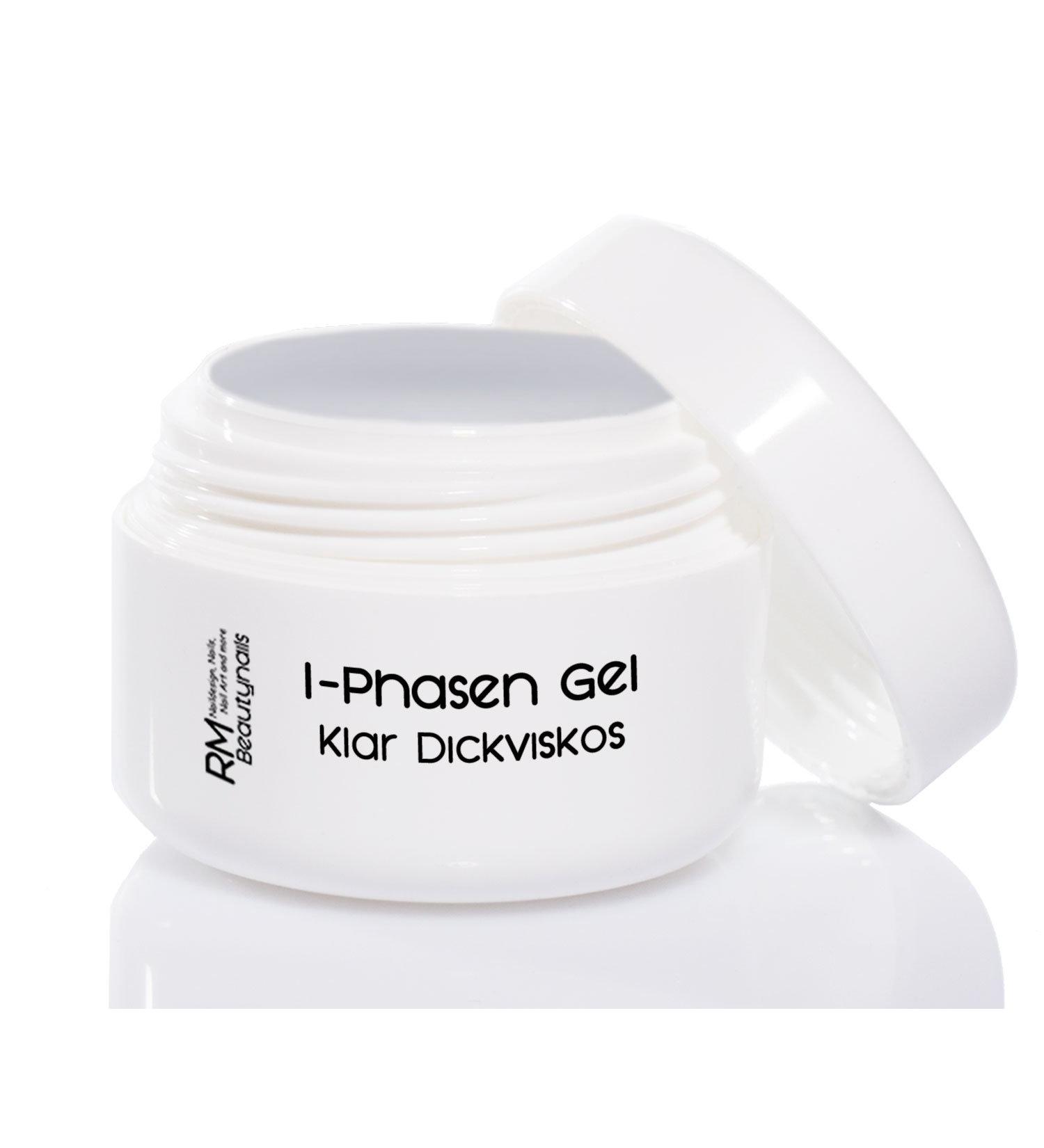 15ml 1-Phase UV Gel All in One Gel Allround Gel Clear Thick Viscosity Nail Design (Pack of 1)