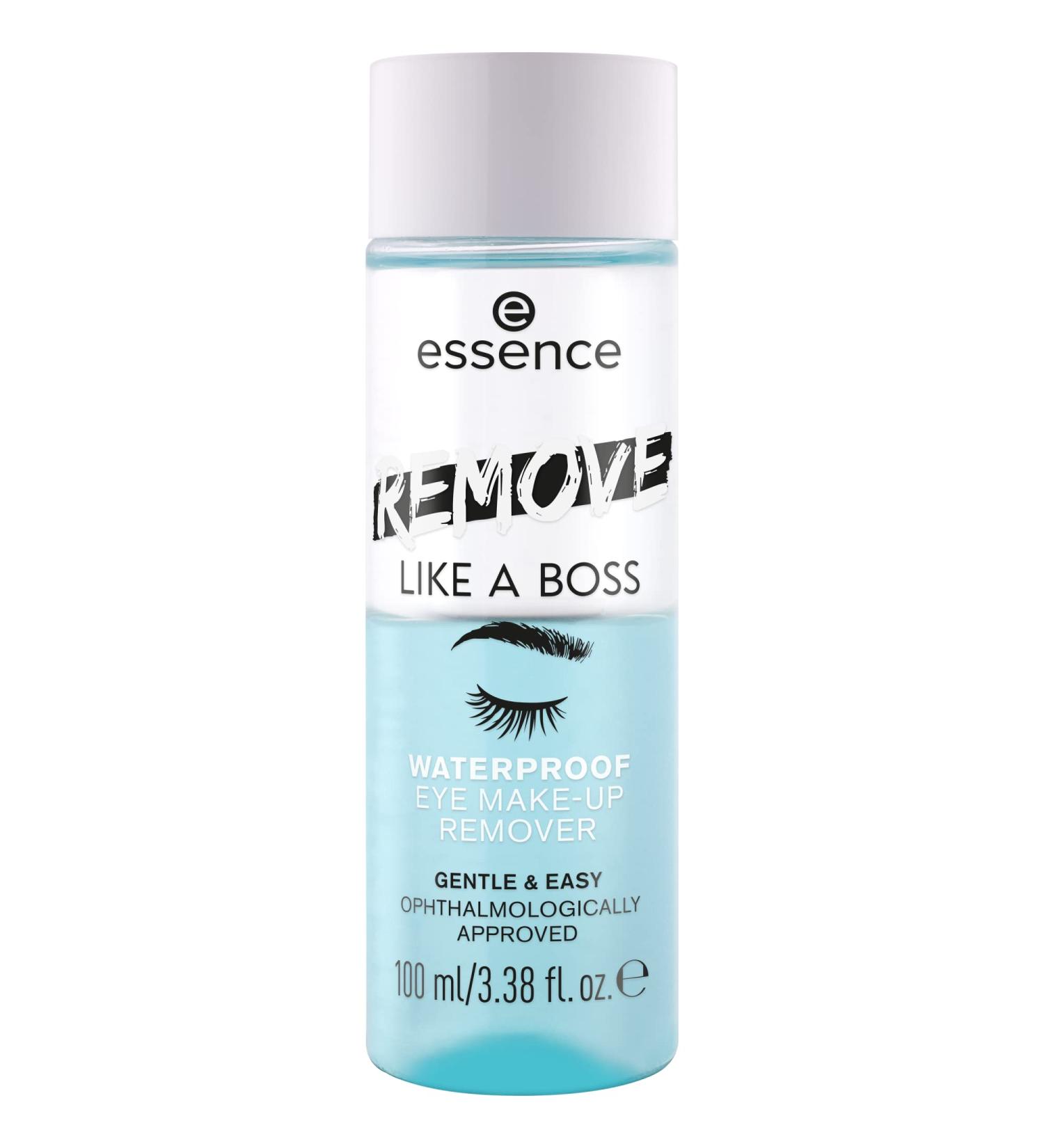 Essence 'Remove Like a Boss' Waterproof Eye Make-up Remover | Vegan Nourishing 100ml | Alcohol-Free & Microplastic-Free - Buy Online on GoSupps.com