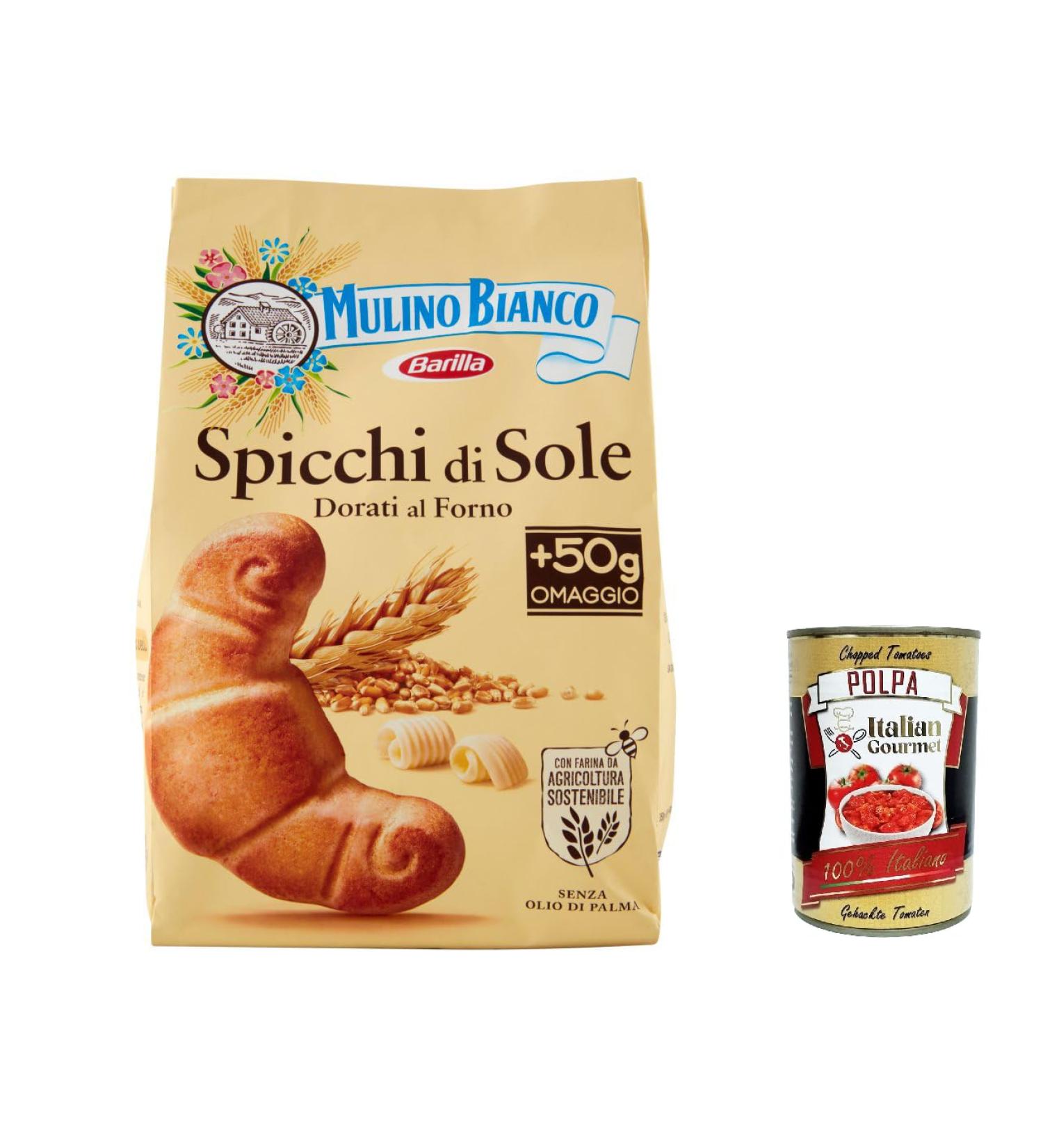  Italian Gourmet E.R. Mulino Bianco Spicchi Di Sole Lot de 6 biscuits dor s 400 g + pulp 400 g - Buy Online on GoSupps.com