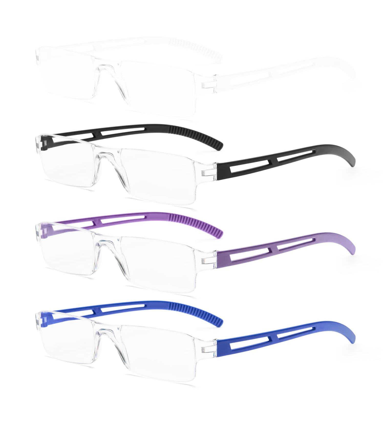 Kokobin Frameless Reading Glasses | Anti Blue Light Visual Aid for Men & Women | 4 St ck +3.5 Dioptrien - Buy Online on GoSupps.com