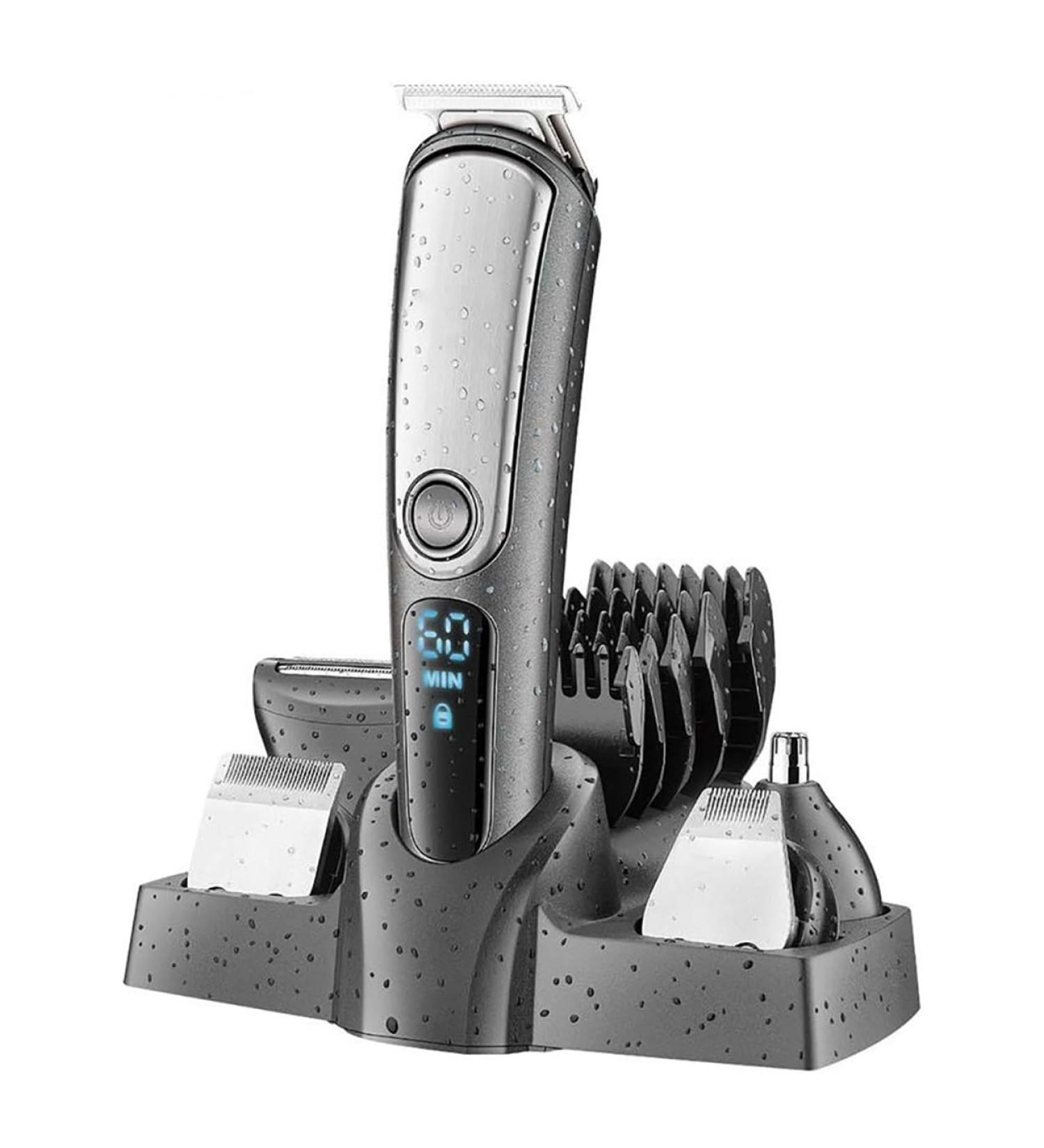 Premium Hair Cutting Tool & Trimmer for Men | Complete Beard Grooming Kit - Rechargeable Clipper & Multi-Use Shaver - Buy Online on GoSupps.com