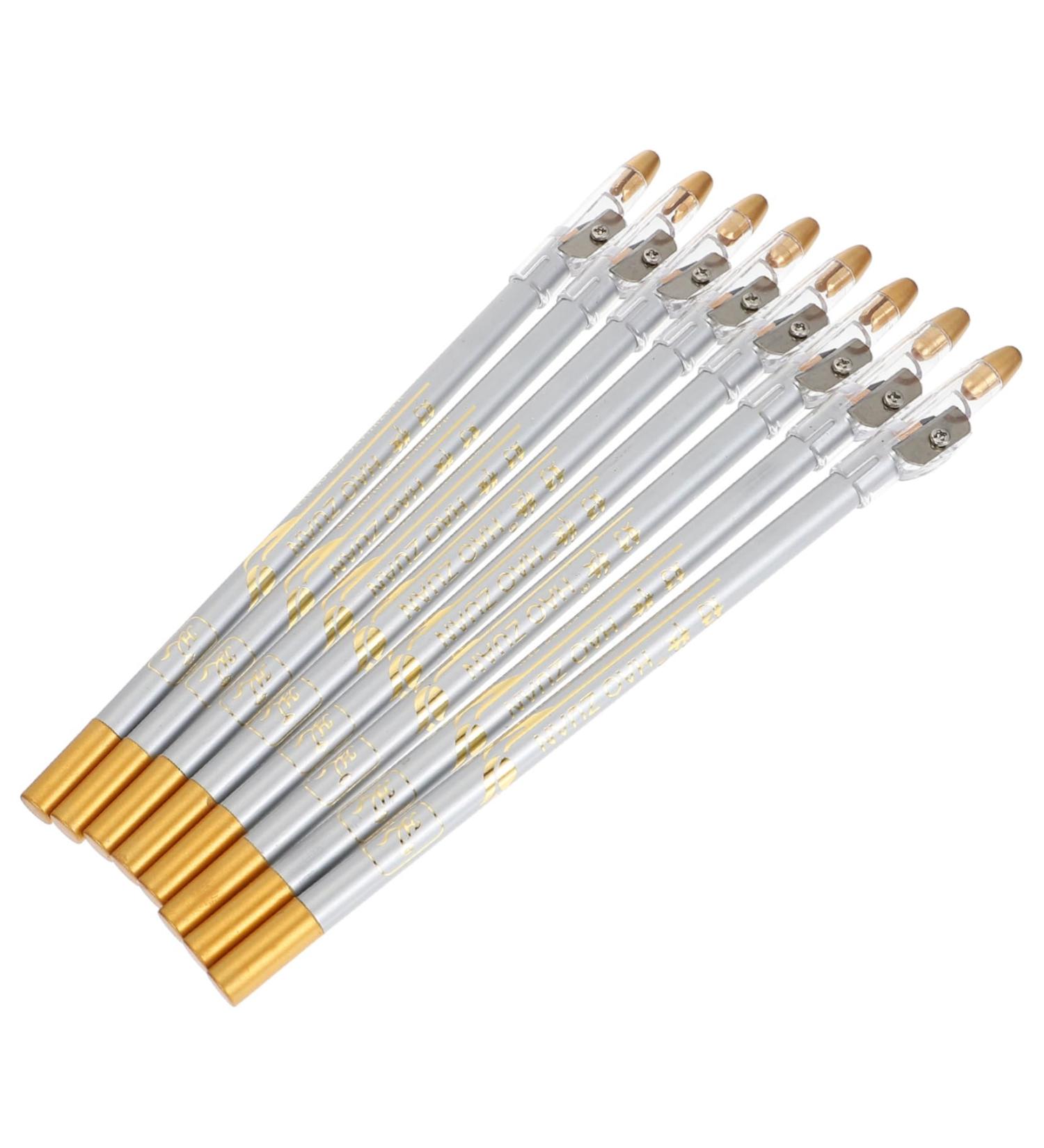 SOESFOUFU Grey Eyeliner 8pcs Women Brighten Pencil Pen Makeup with Eyebrow Tool -in- Girls Sharpener Strokes Pencils Makeup Tool - Buy Online on GoSupps.com