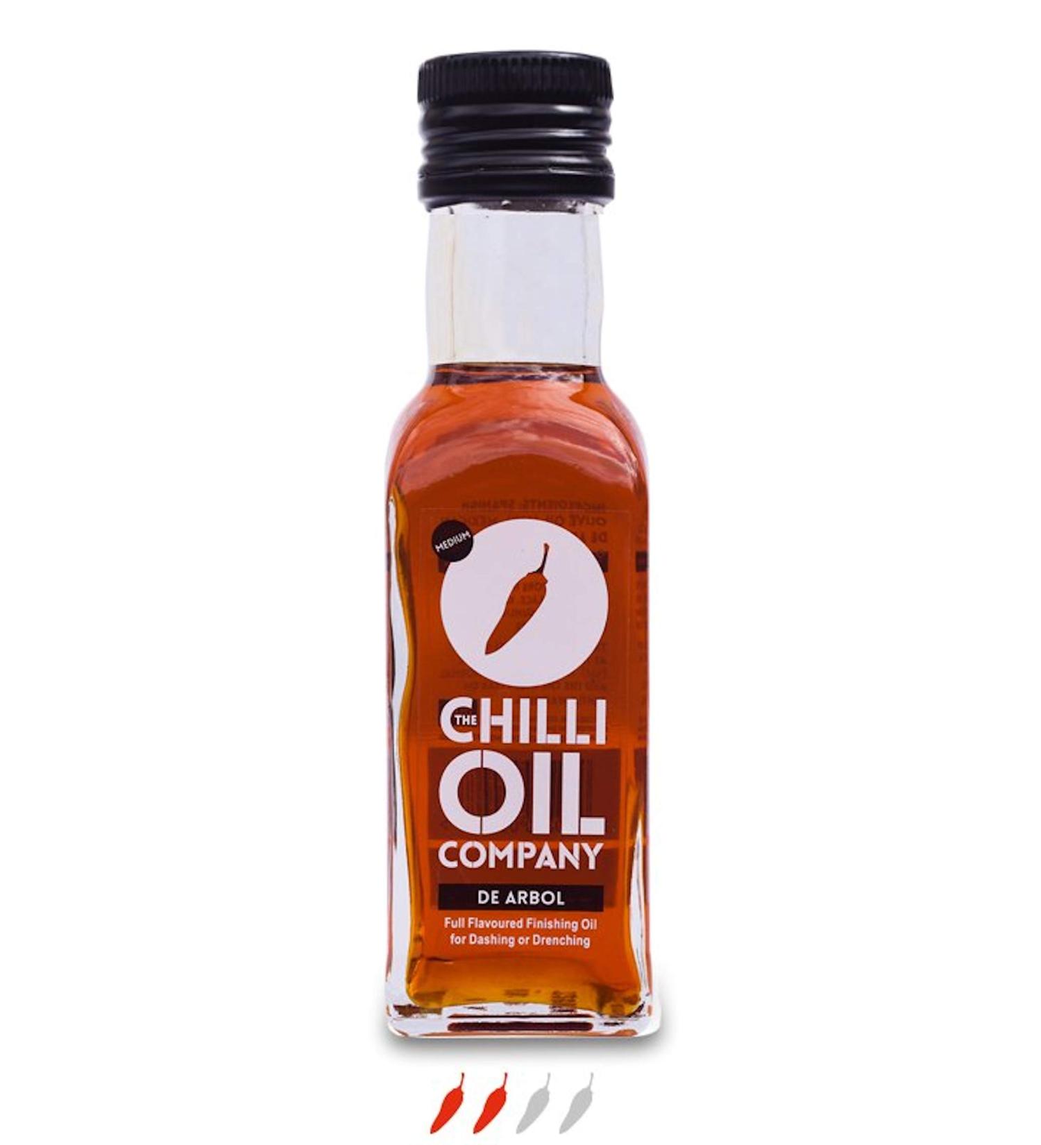 The Chilli Oil Company De Arbol Chilli Oil 125 ml - Buy Online on GoSupps.com